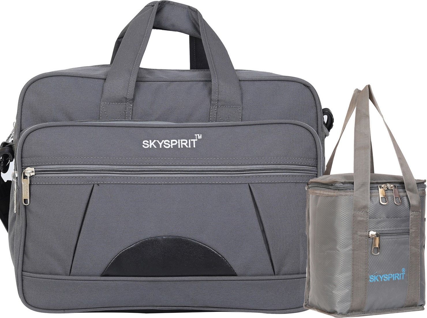 sky spirit Men & Women Grey Messenger Bag-picture-16