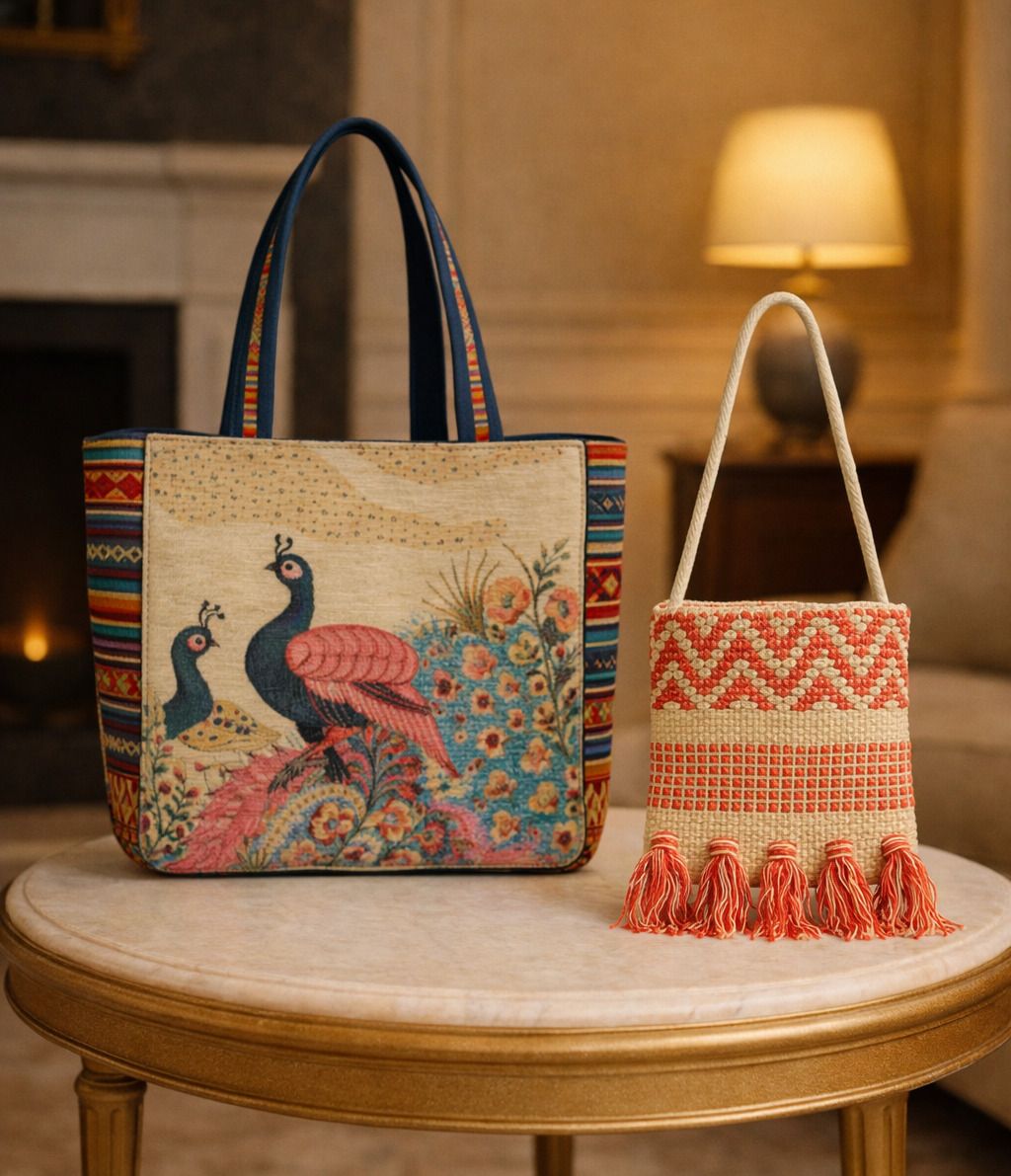 Women Multicolor Hand-held Bag