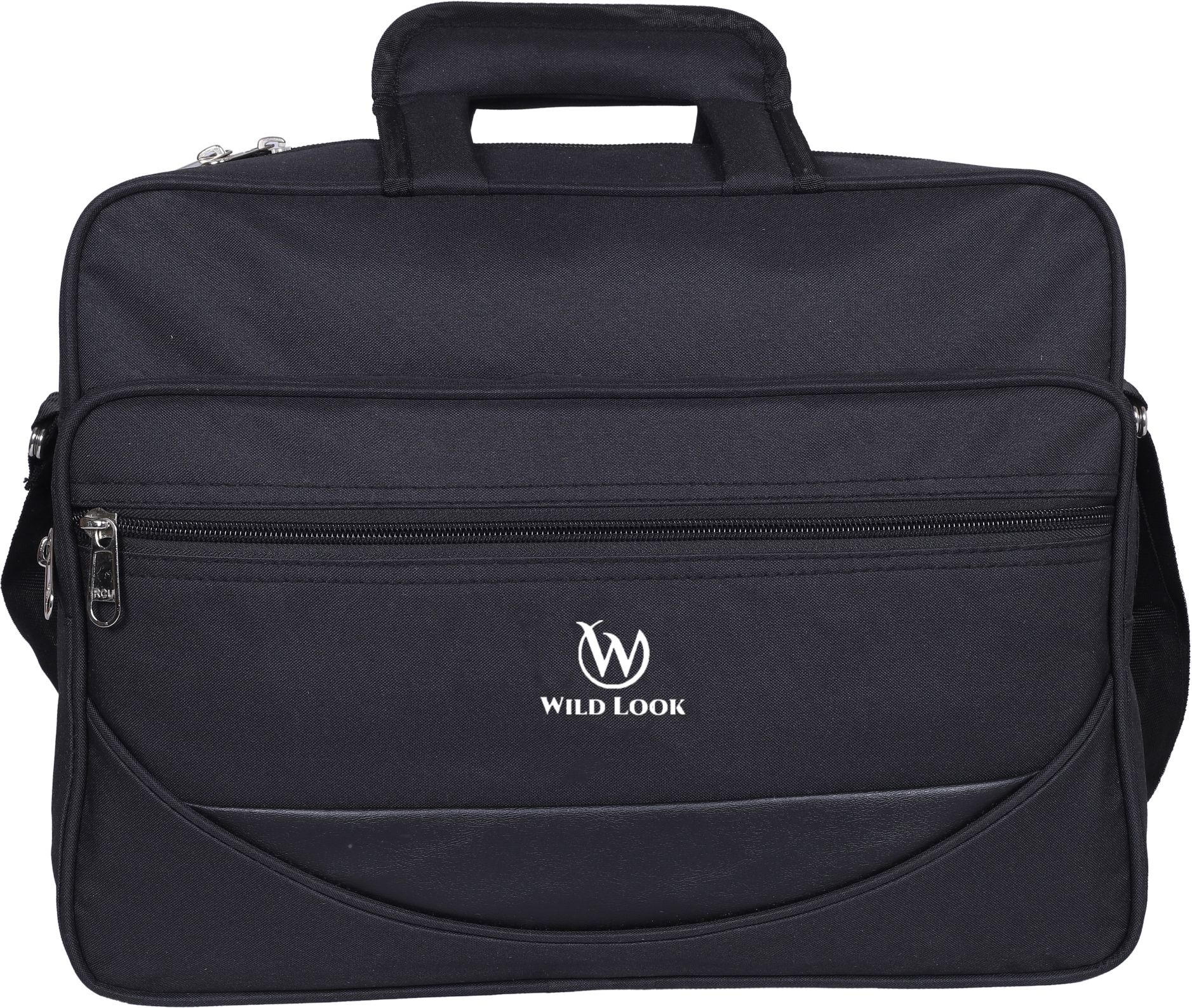 wild look Men & Women Black Messenger Bag-picture-23