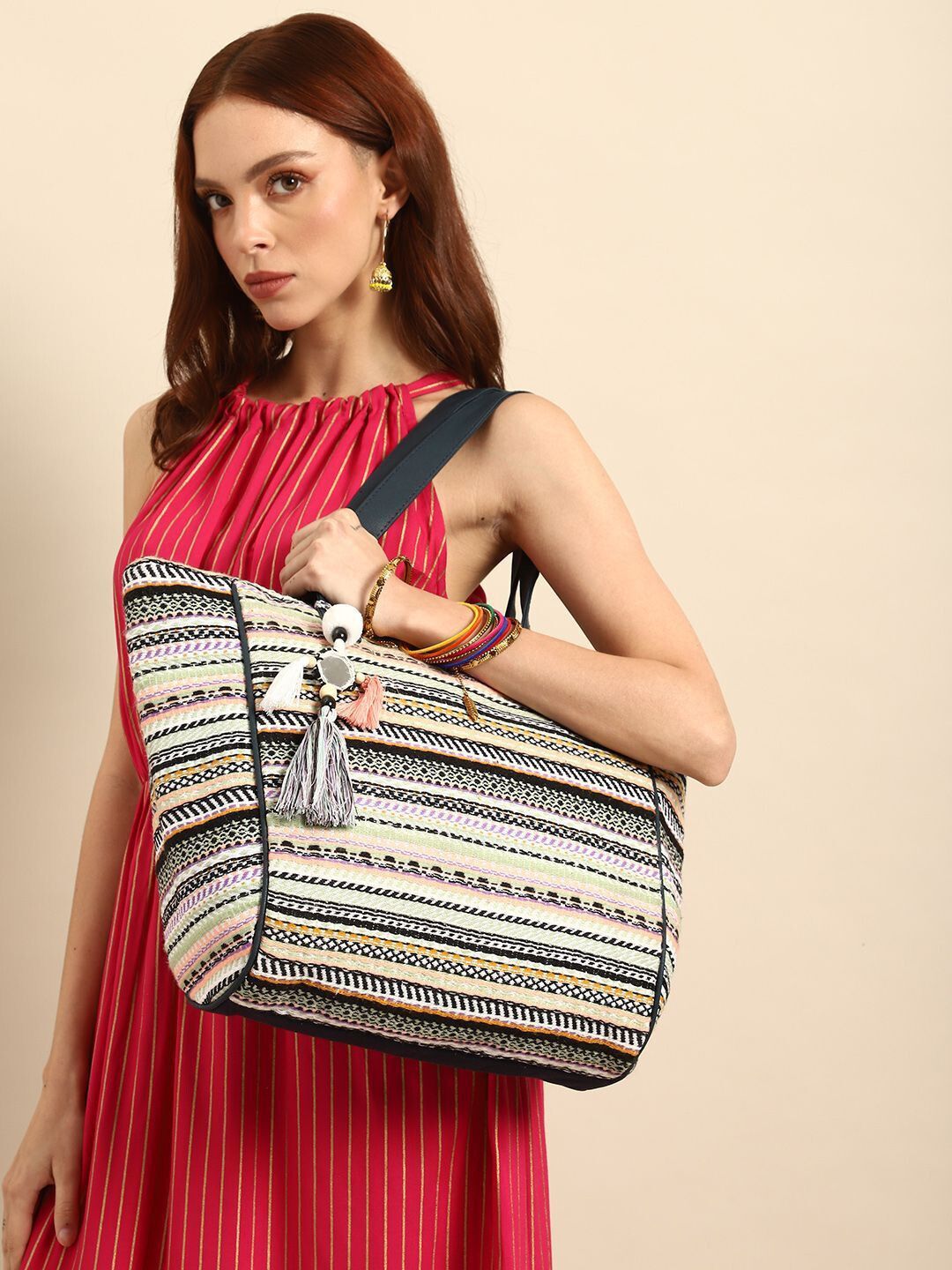 anouk Women Multicolor Tote-picture-10