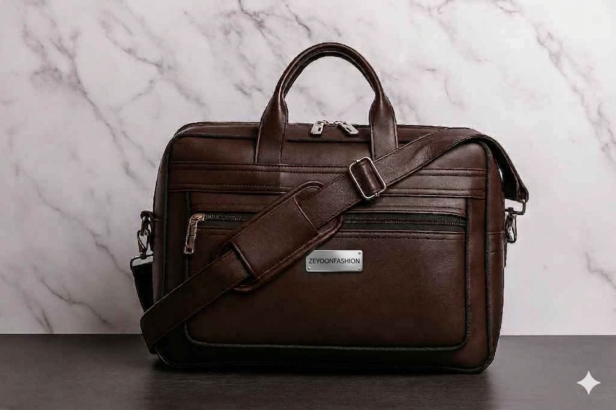 zeyoonfashion Men & Women Brown Messenger Bag-picture-37