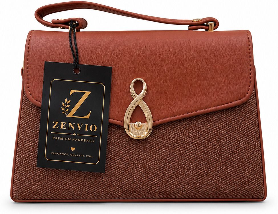 Women Brown Satchel-image-7