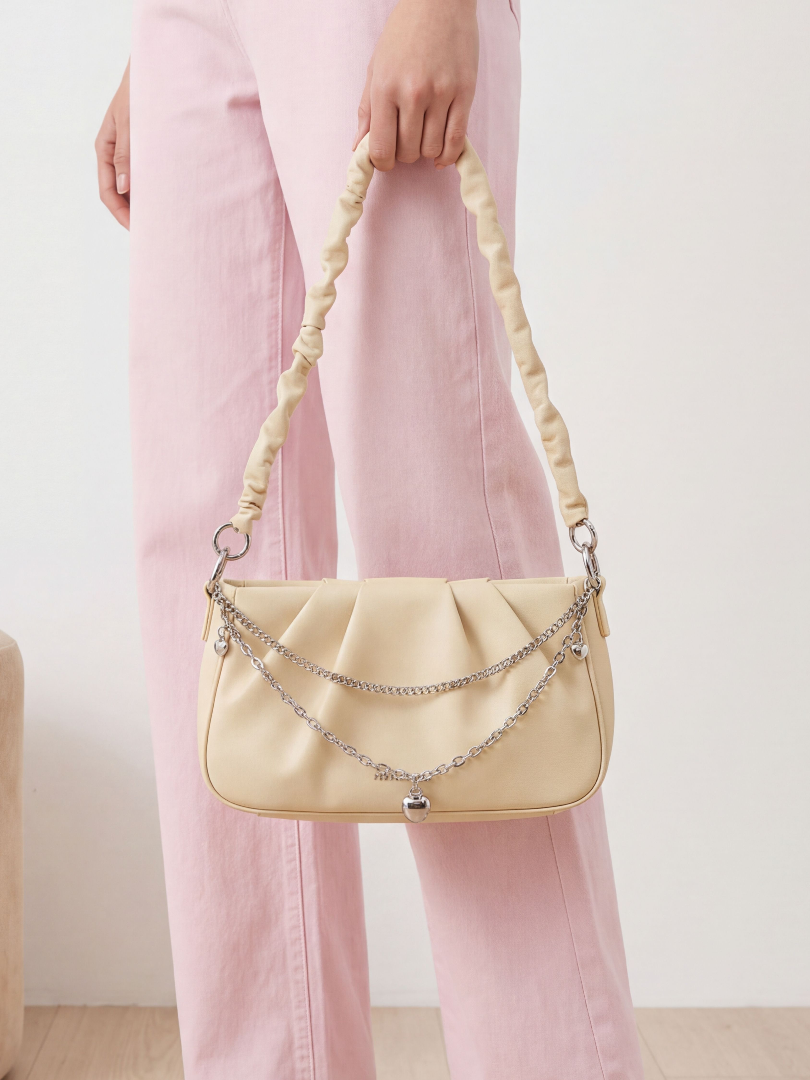 Women Beige Shoulder Bag-image-22