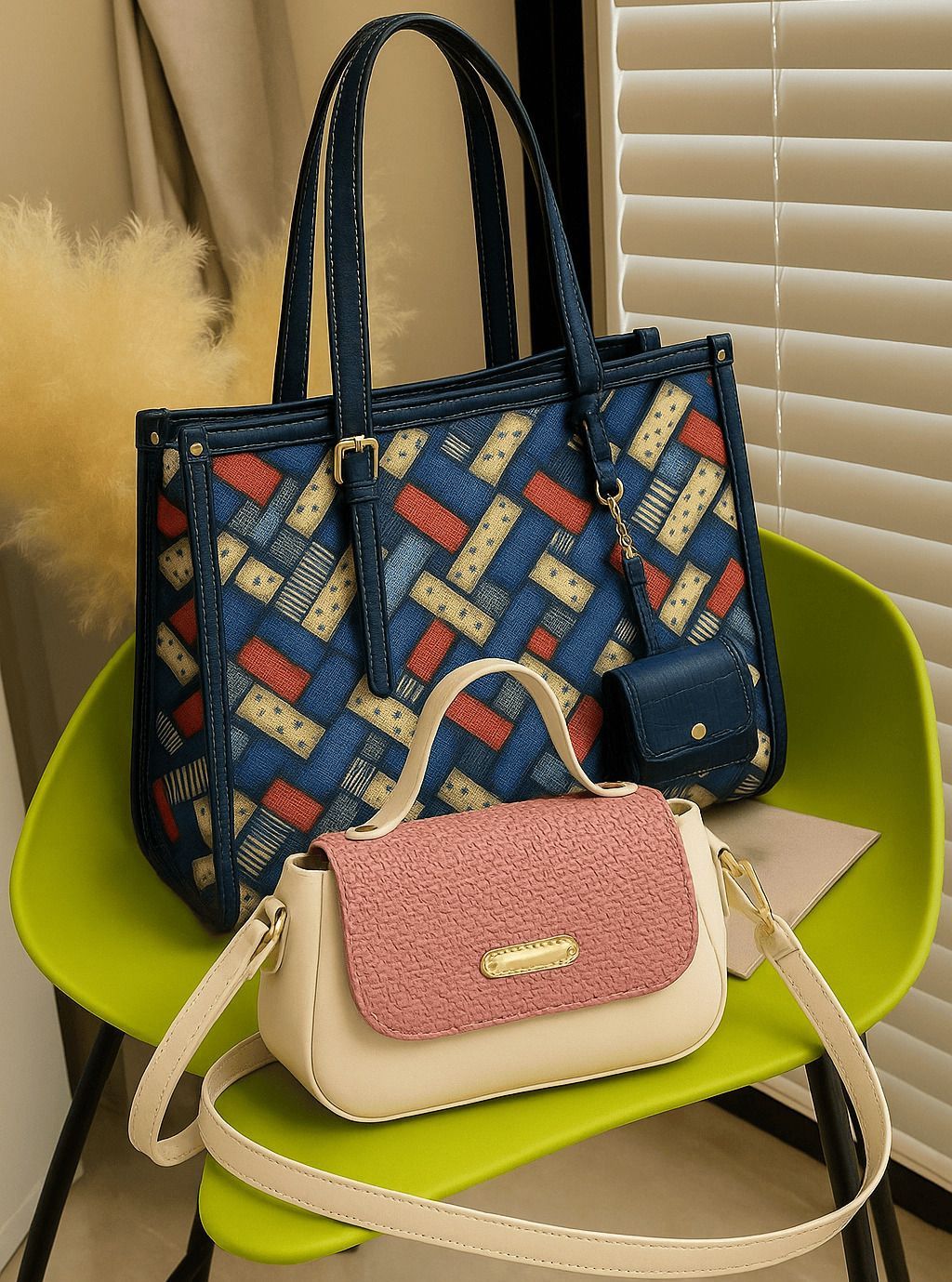 s.p. pearls Women Multicolor Tote-picture-26
