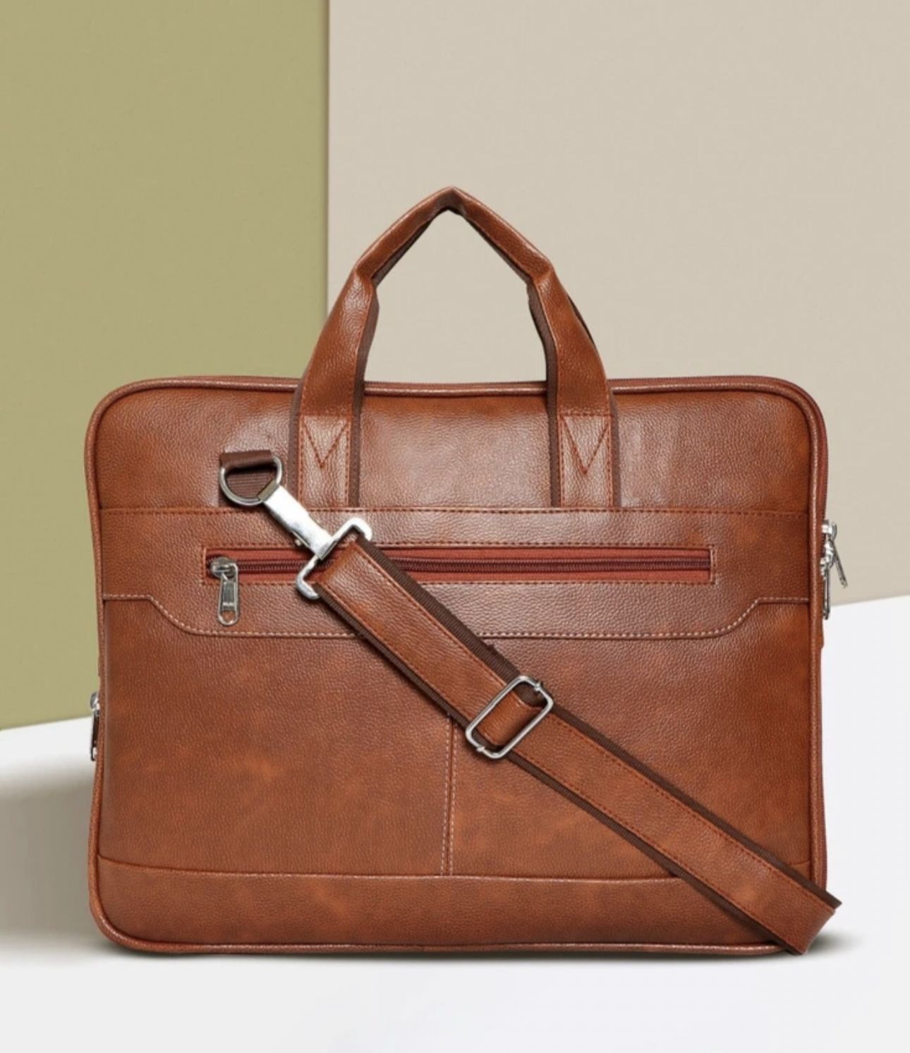 lushh Men & Women Tan Messenger Bag-picture-18
