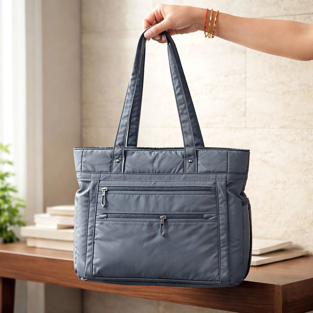 wrodss Women Grey Shoulder Bag-picture-4