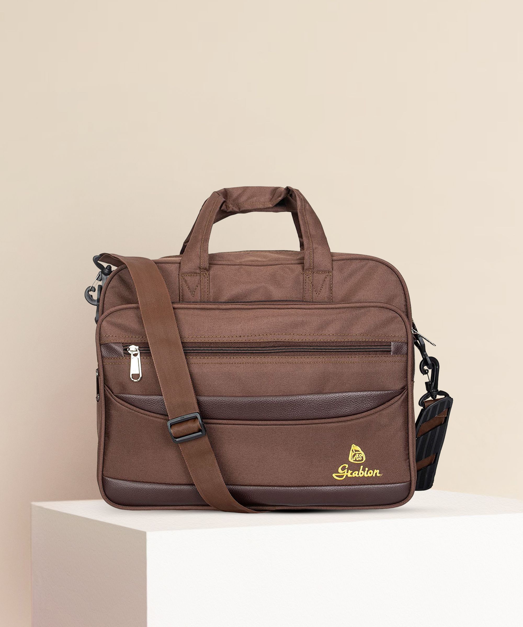 Men Brown Messenger Bag - Extra Spacious-image-49