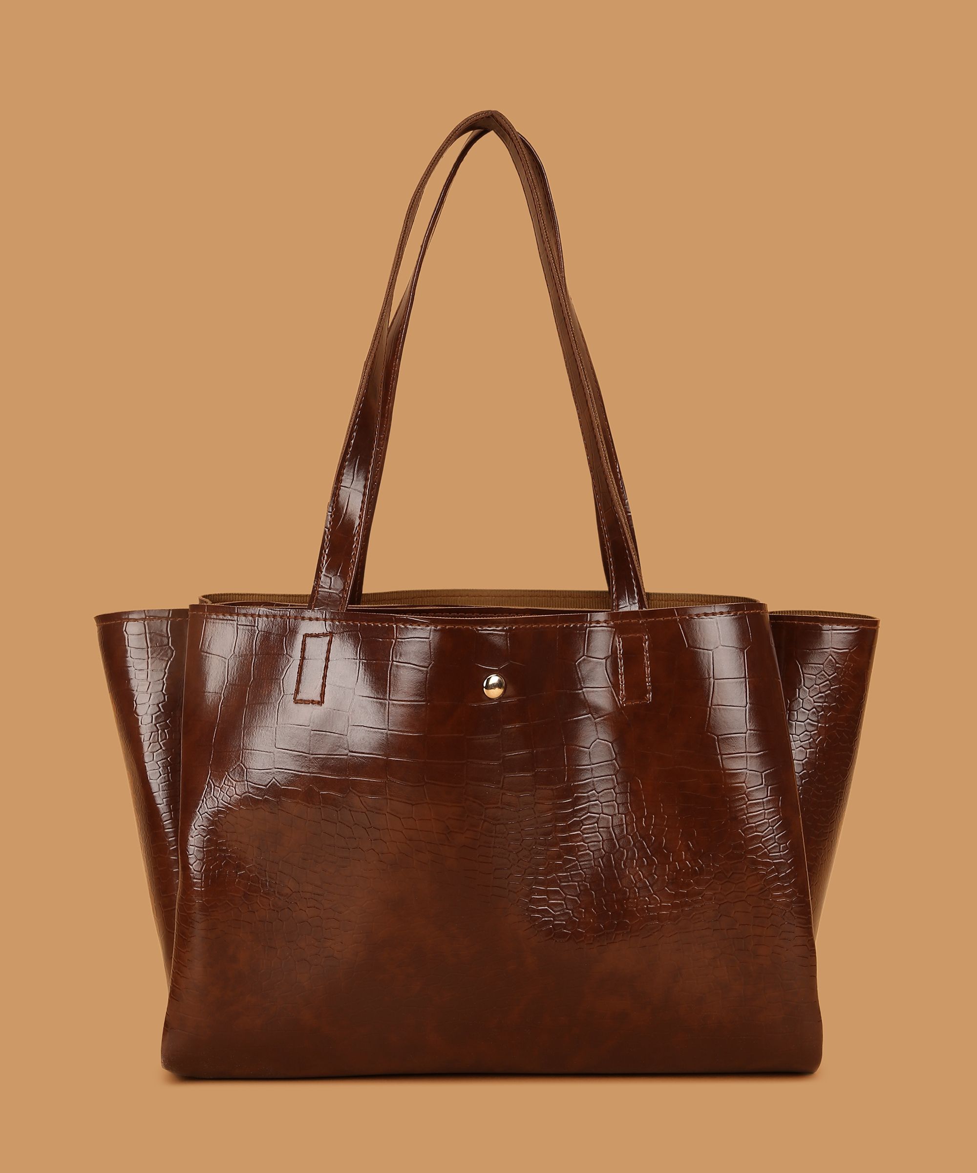 Women Brown Tote-image-9
