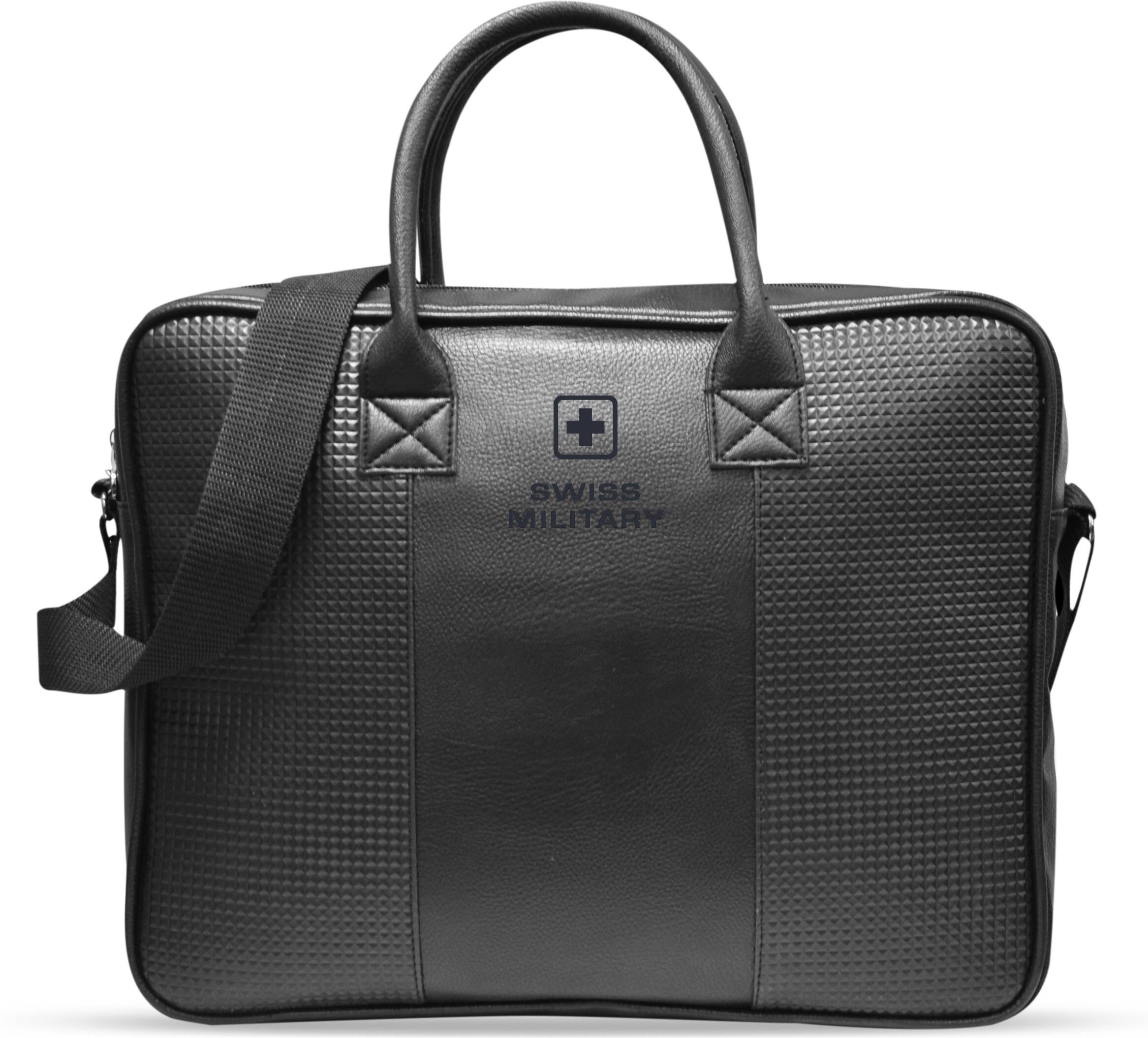 swiss military Men & Women Black Messenger Bag-picture-17