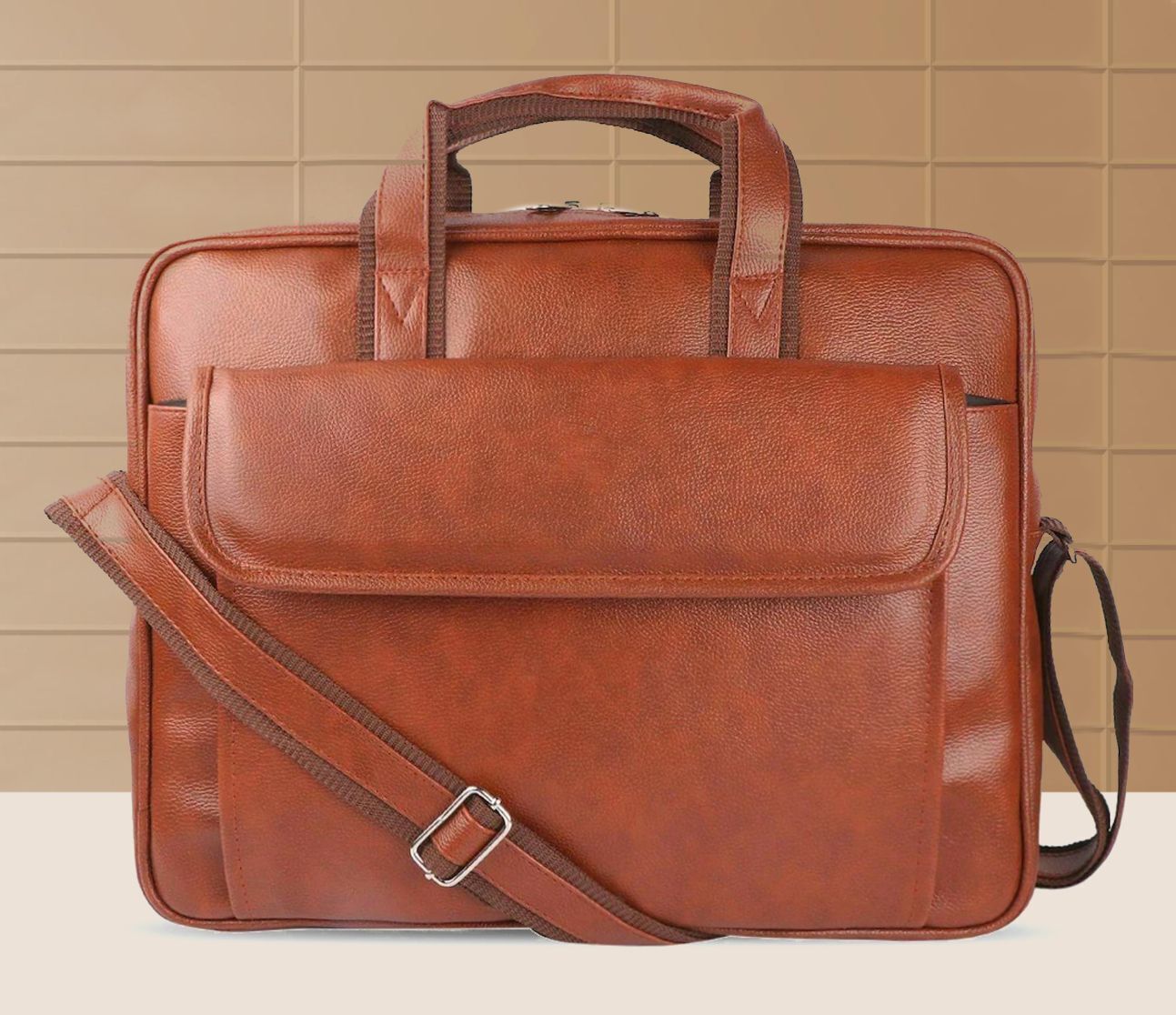 Women Tan Messenger Bag-image-27