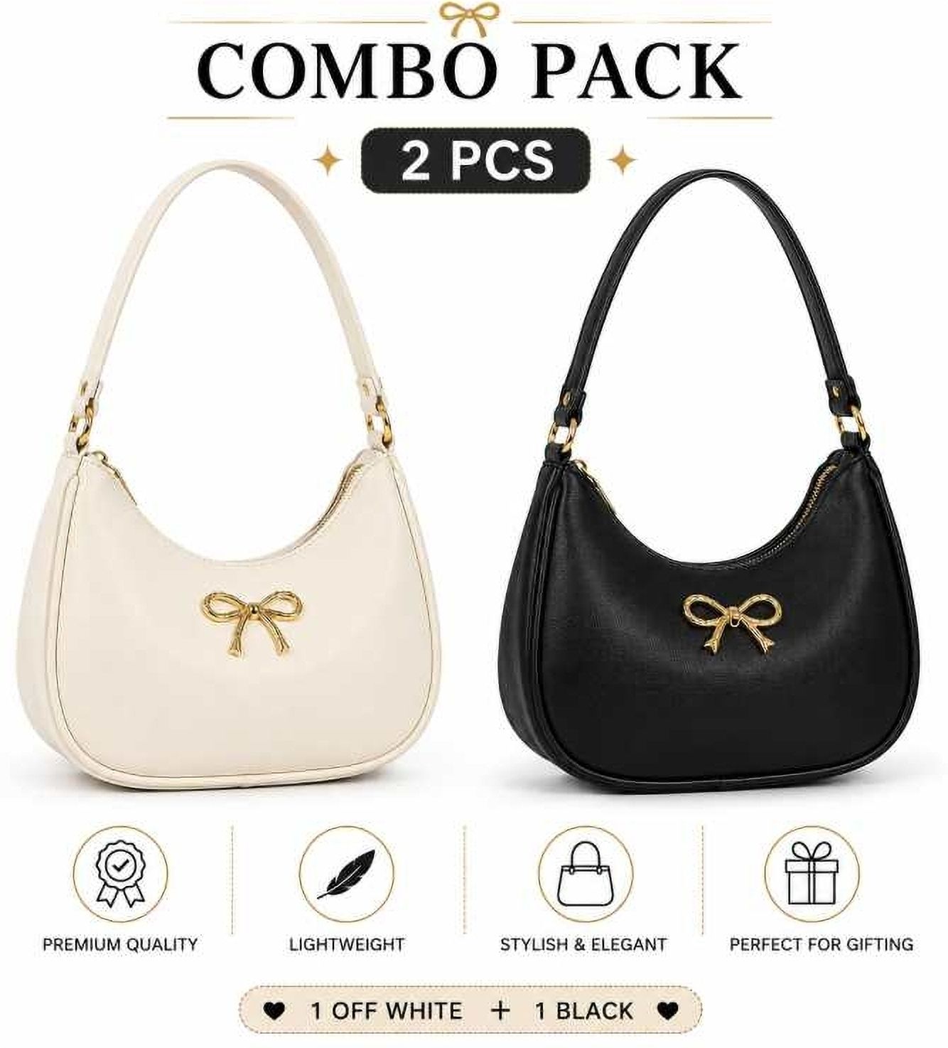 nexivo Women Black, White Shoulder Bag-picture-38