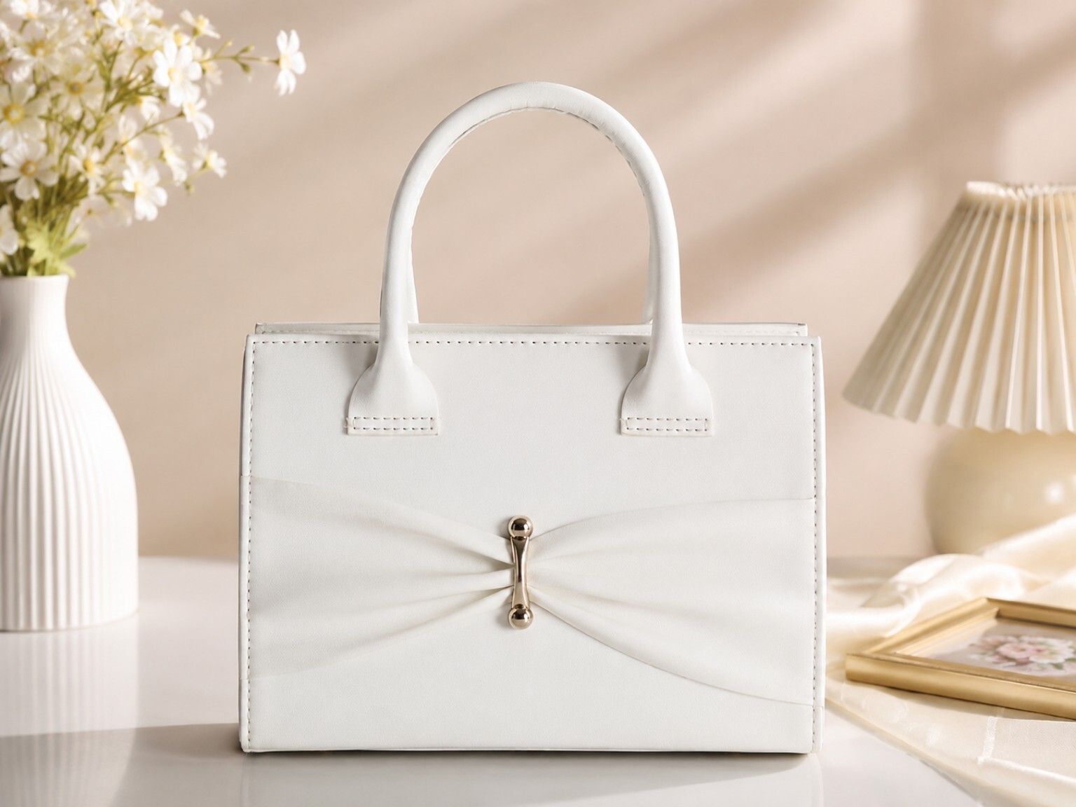 stylecraft Women White Satchel-picture-11