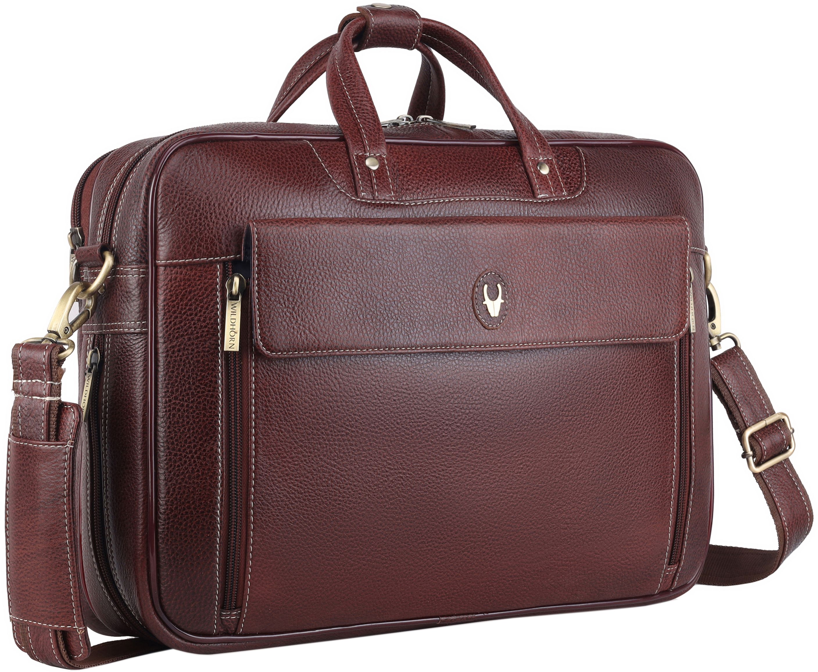 wildhorn Men Maroon Messenger Bag - Extra Spacious-picture-19
