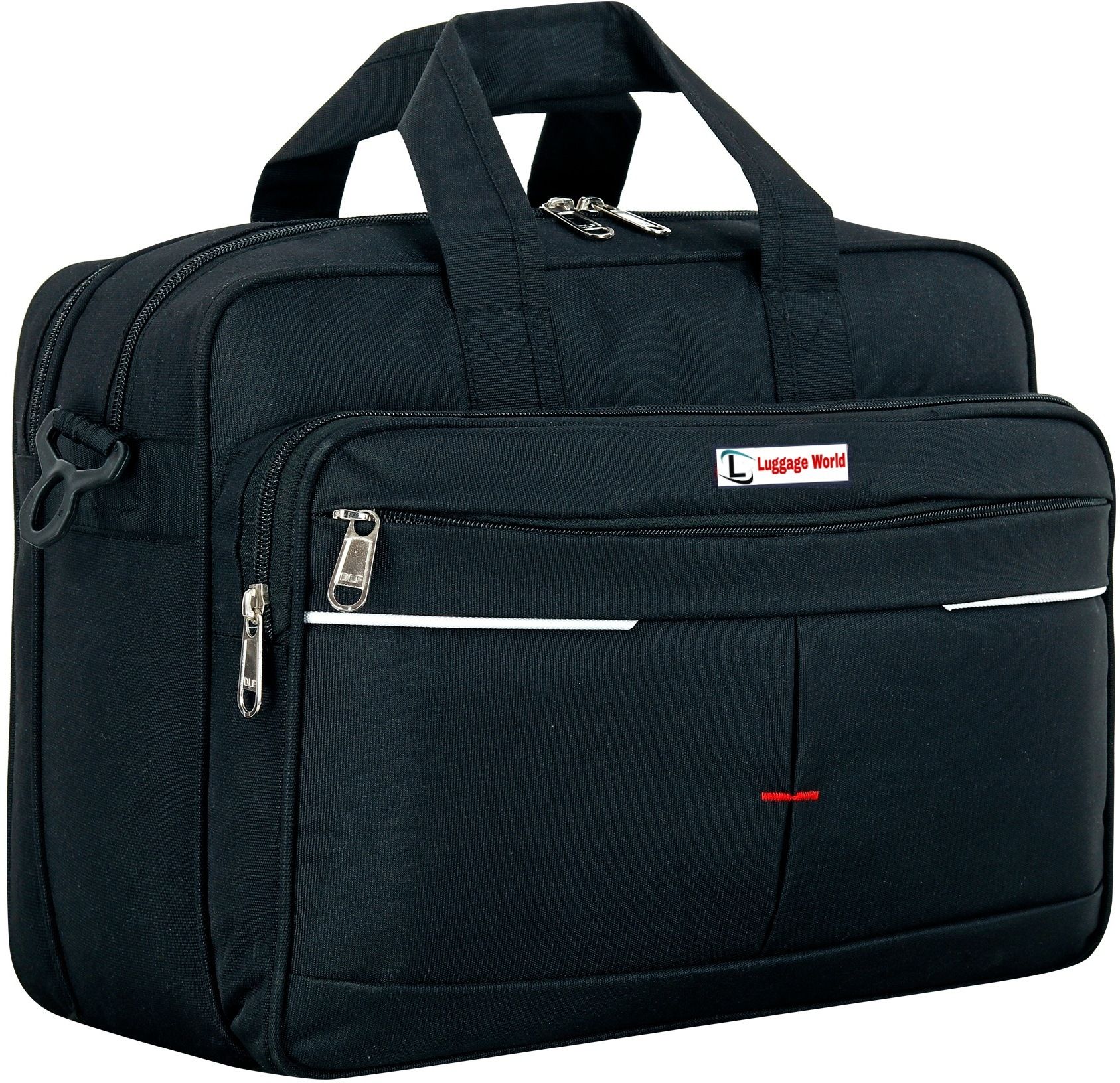 luggage world Men & Women Black Messenger Bag-picture-20