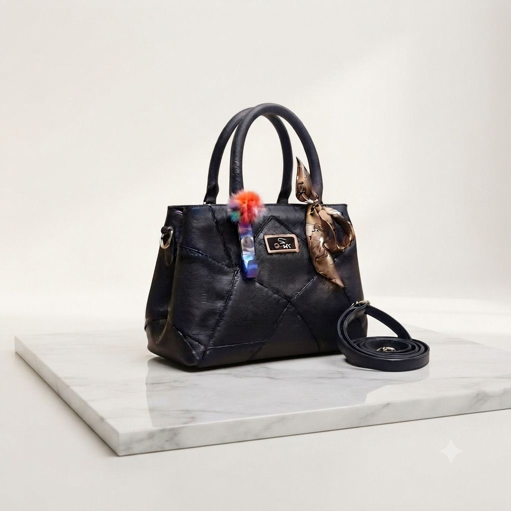 hegd r Women Black, White Tote-picture-23