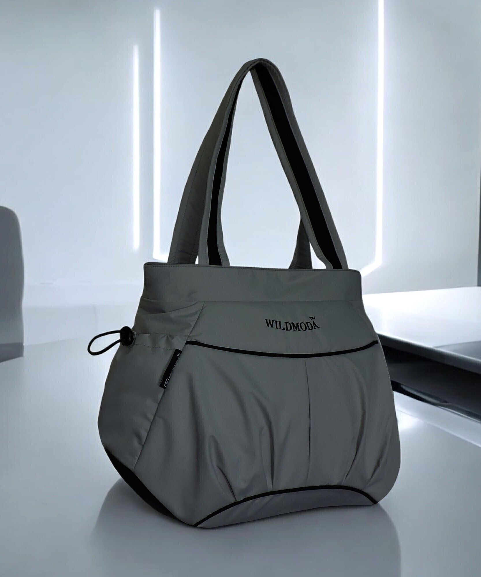 wildmoda Women Grey Shoulder Bag - Extra Spacious-picture-29