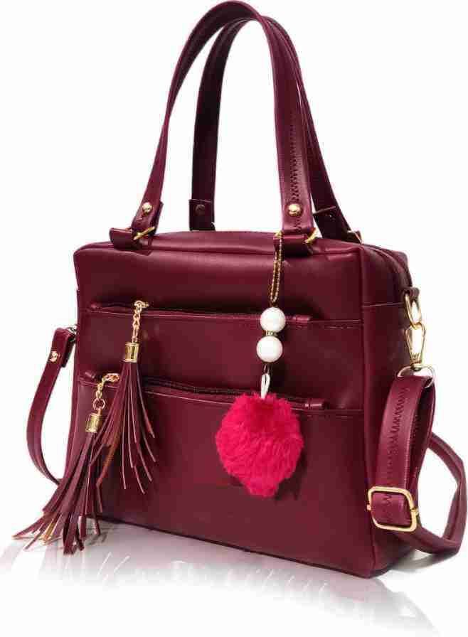 Women Maroon Messenger Bag