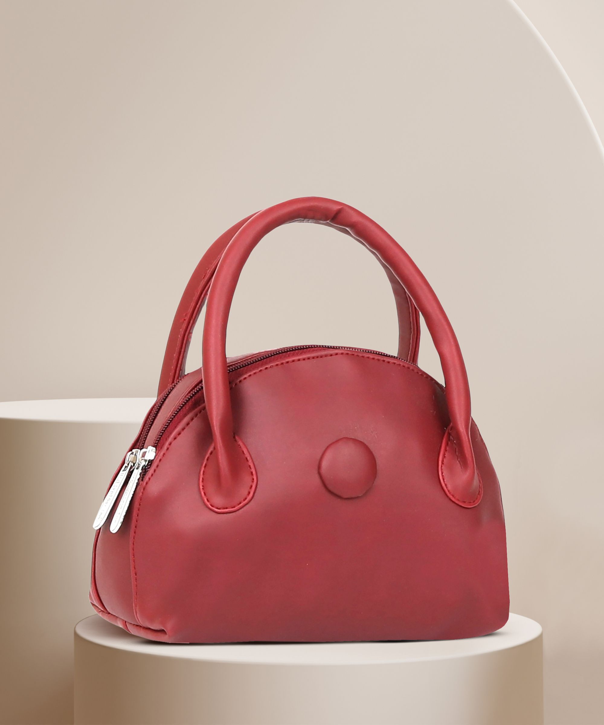 Women Maroon Hand-held Bag