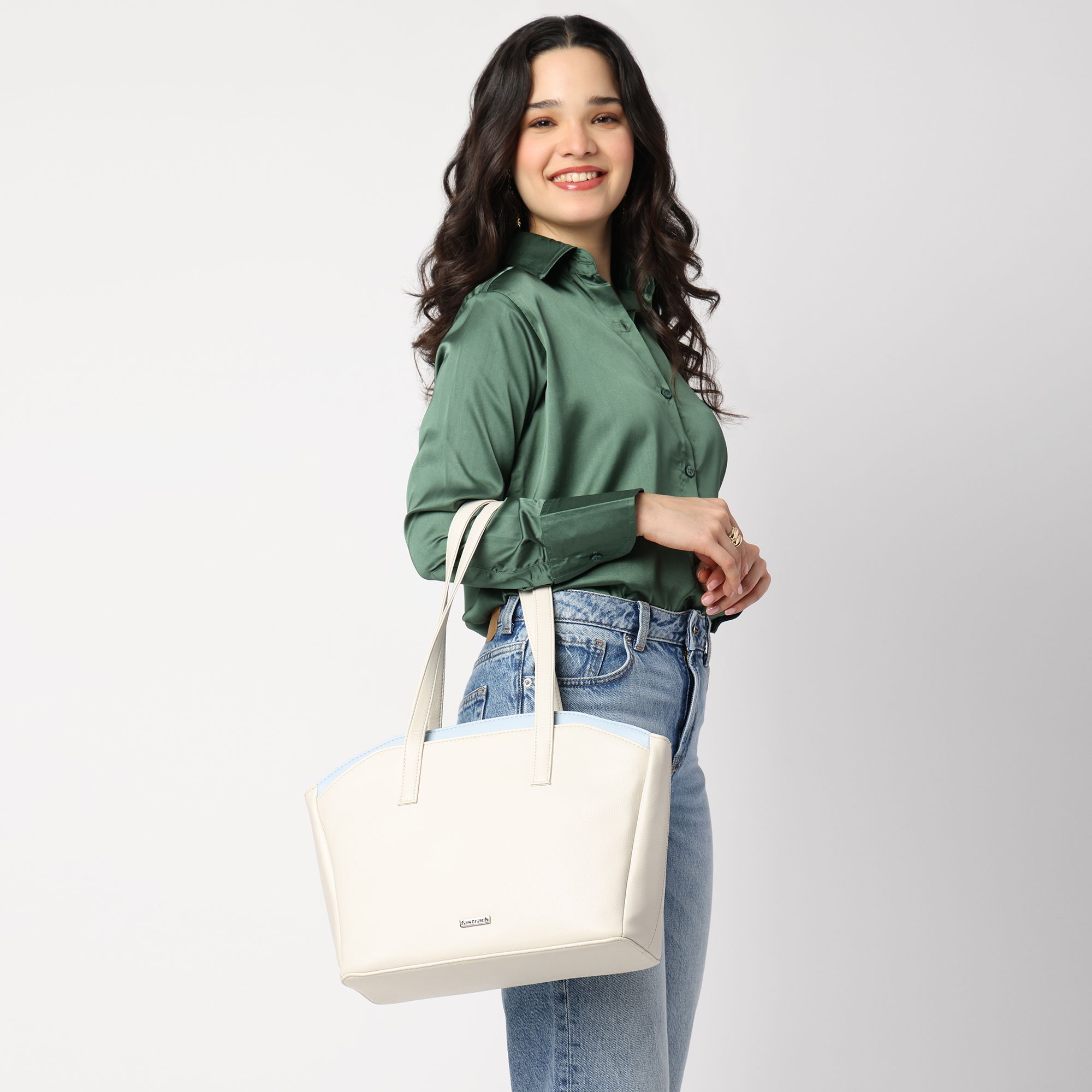 fastrack Women White Shoulder Bag-picture-13