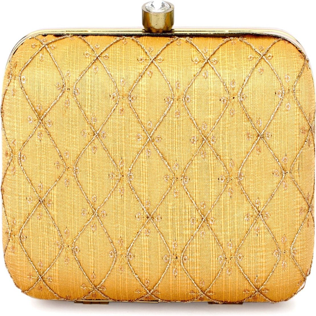 d'vine luxe Party Gold, Khaki Clutch-picture-29