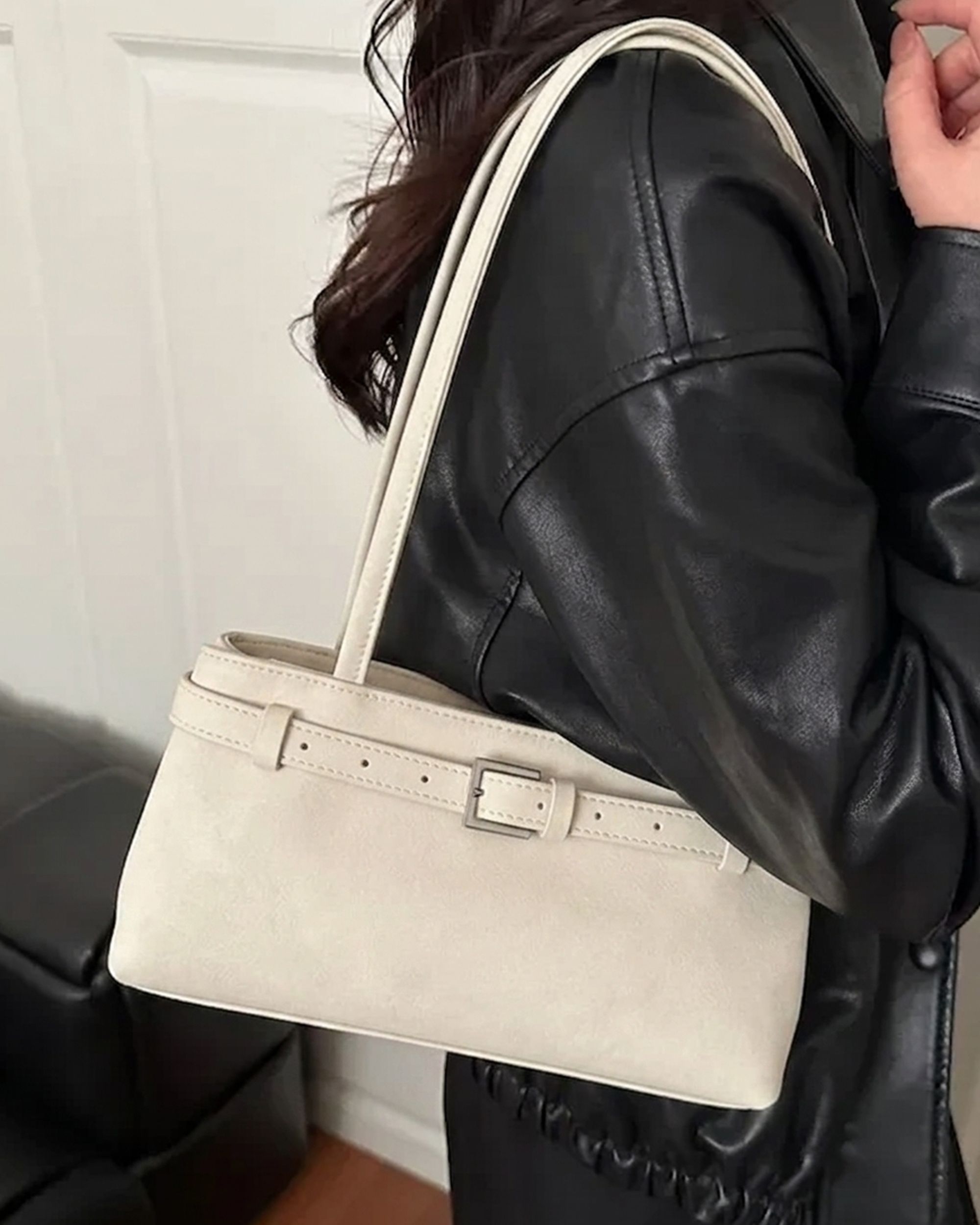Women White Shoulder Bag-image-34