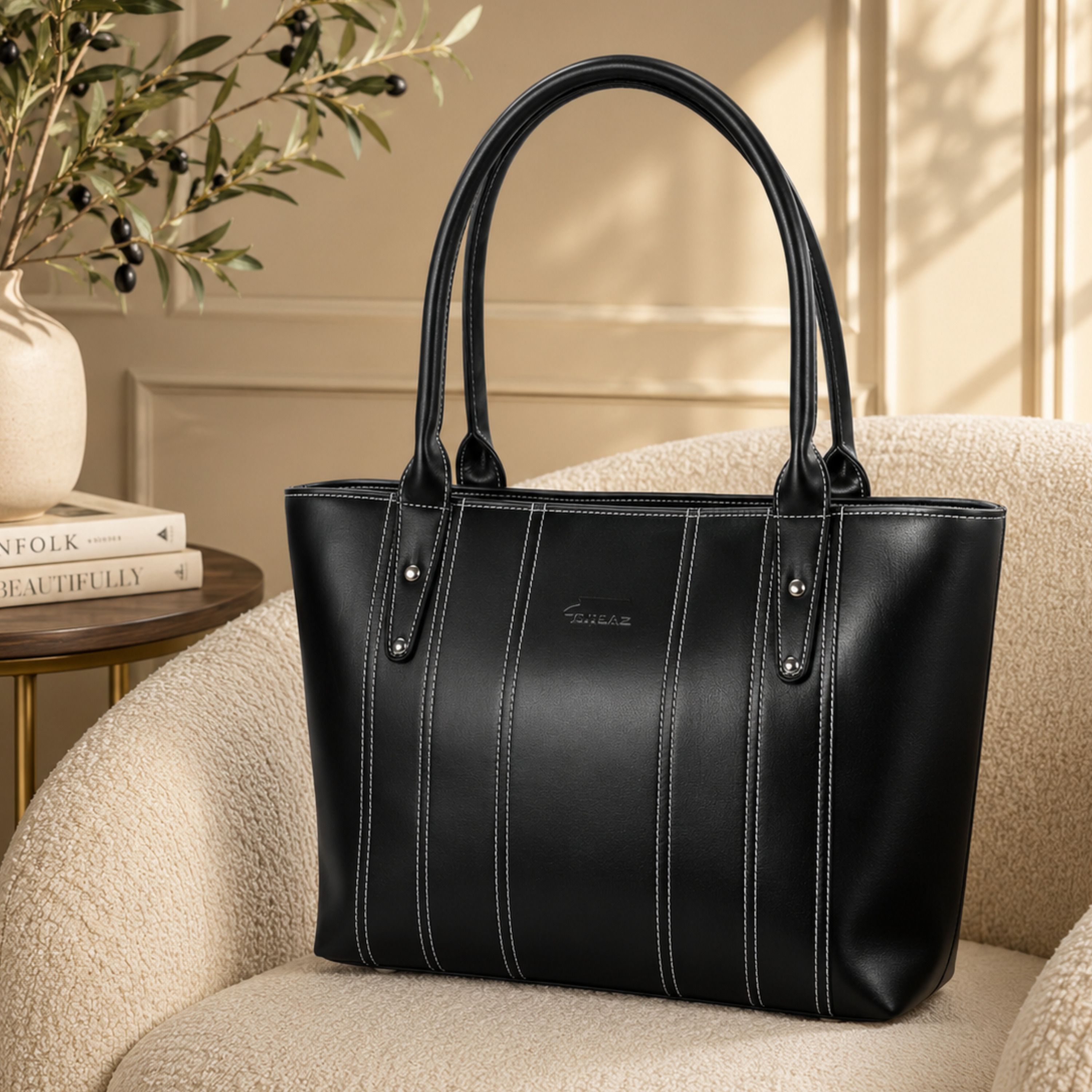Women Black Tote-image-30