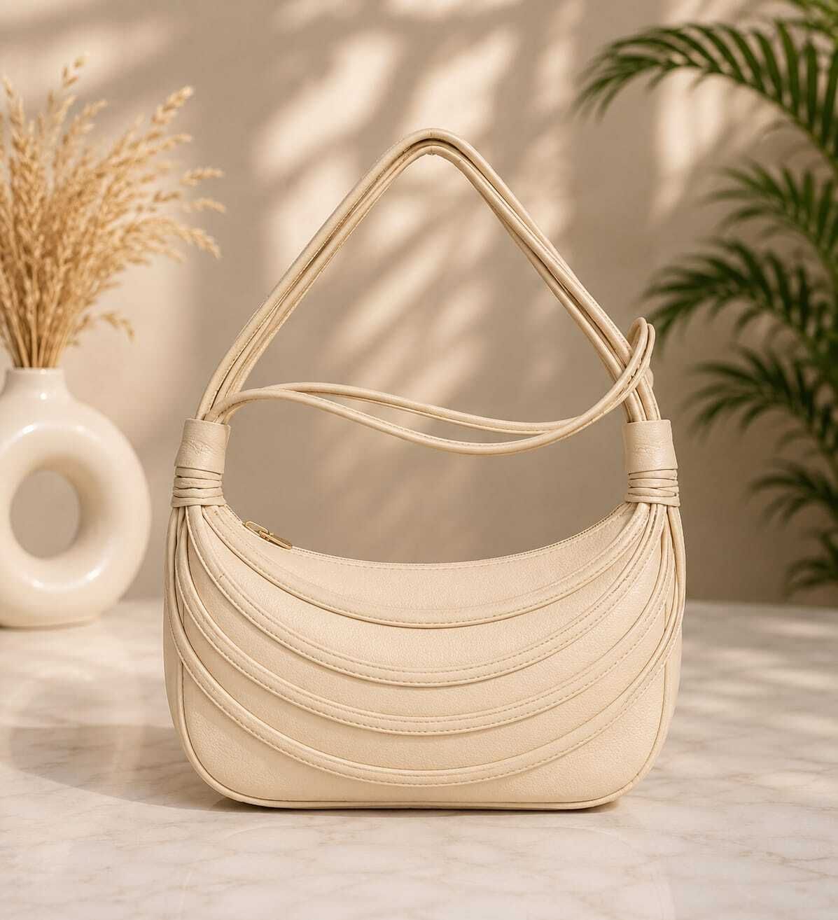 the bagura Women Beige Shoulder Bag-picture-34