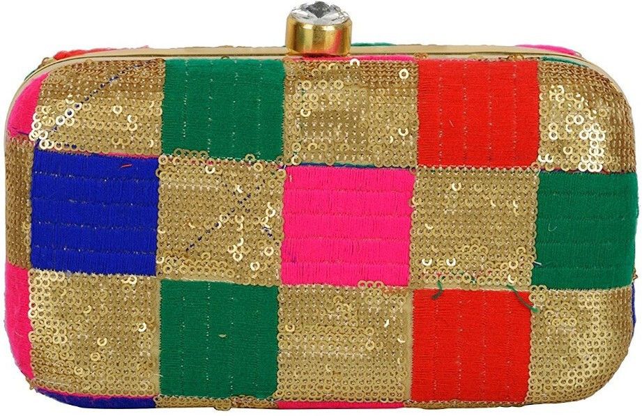 d'vine luxe Casual Multicolor Clutch-picture-23