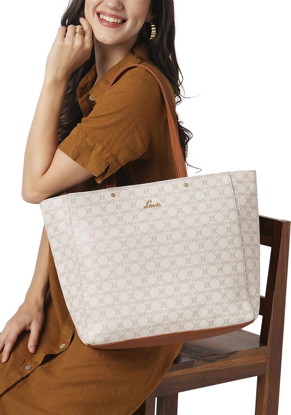 lavie Women White Tote-picture-15
