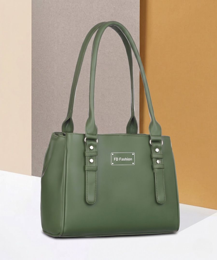 Women Green Shoulder Bag-image-20