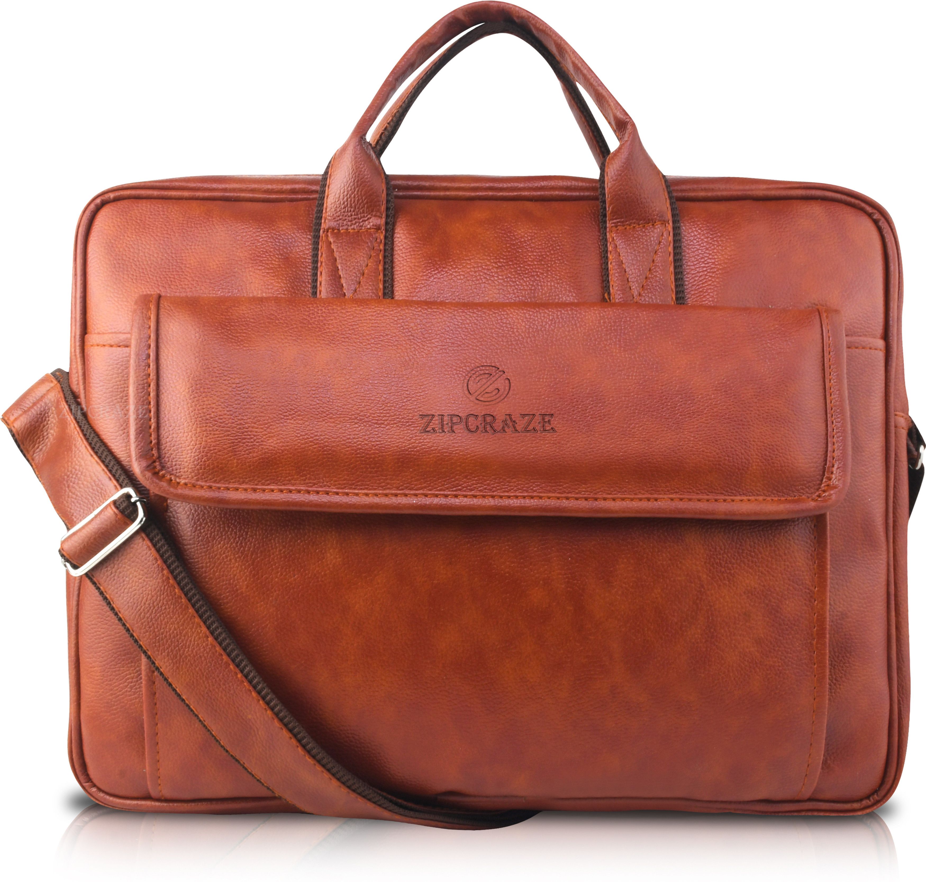 Men Tan Messenger Bag-image-17