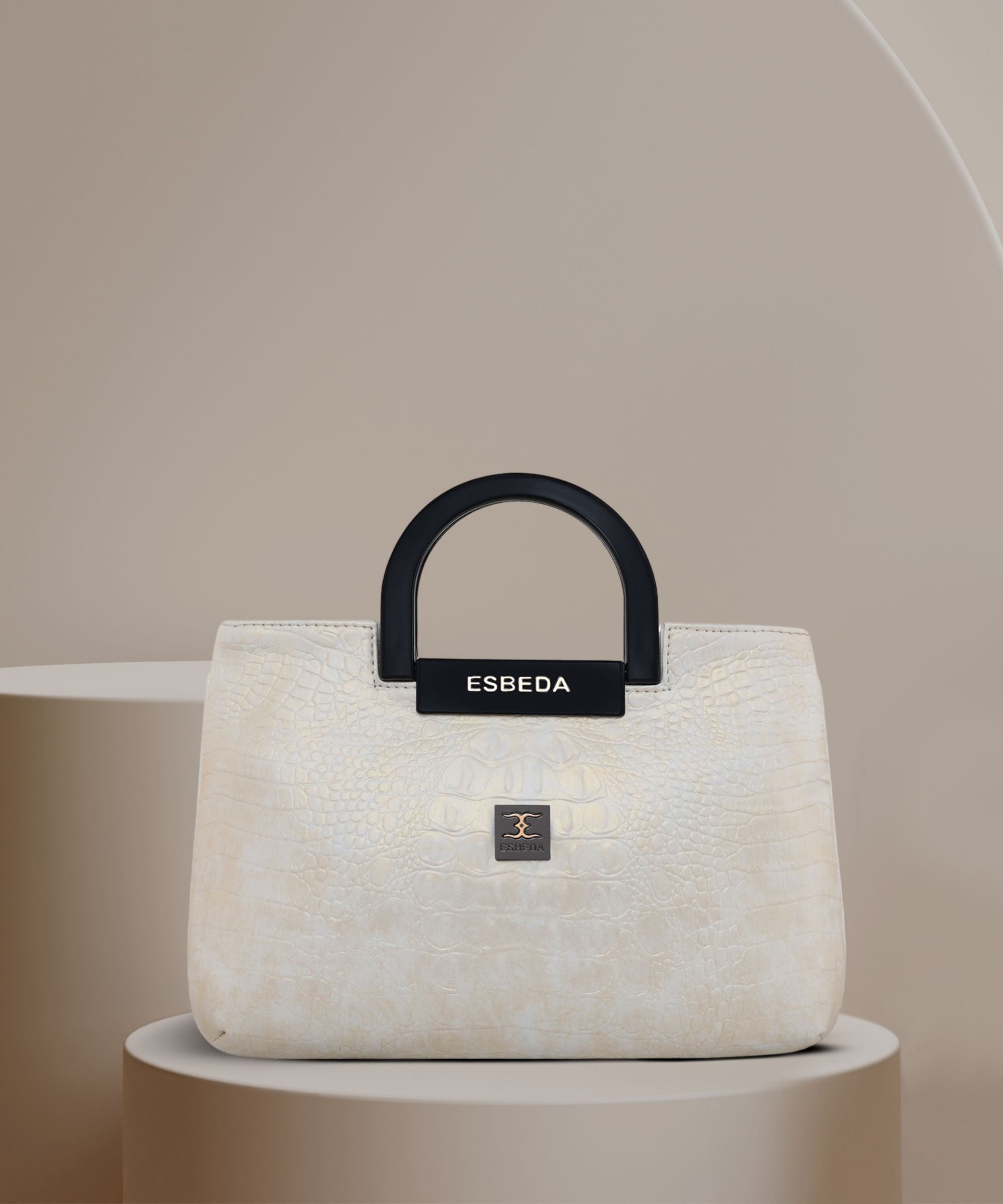 esbeda Women White Hand-held Bag-picture-12