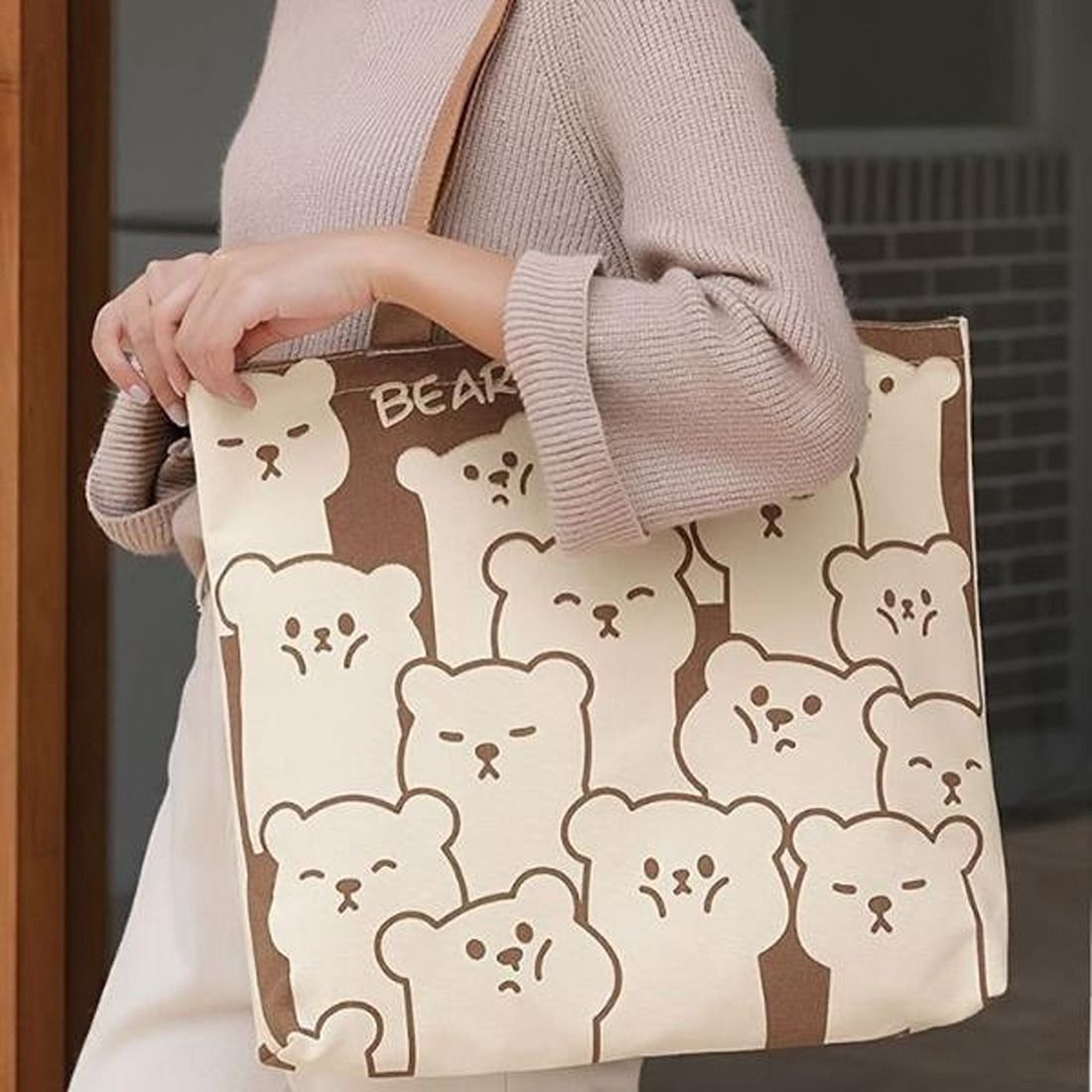 the sack co Women White Tote-picture-10