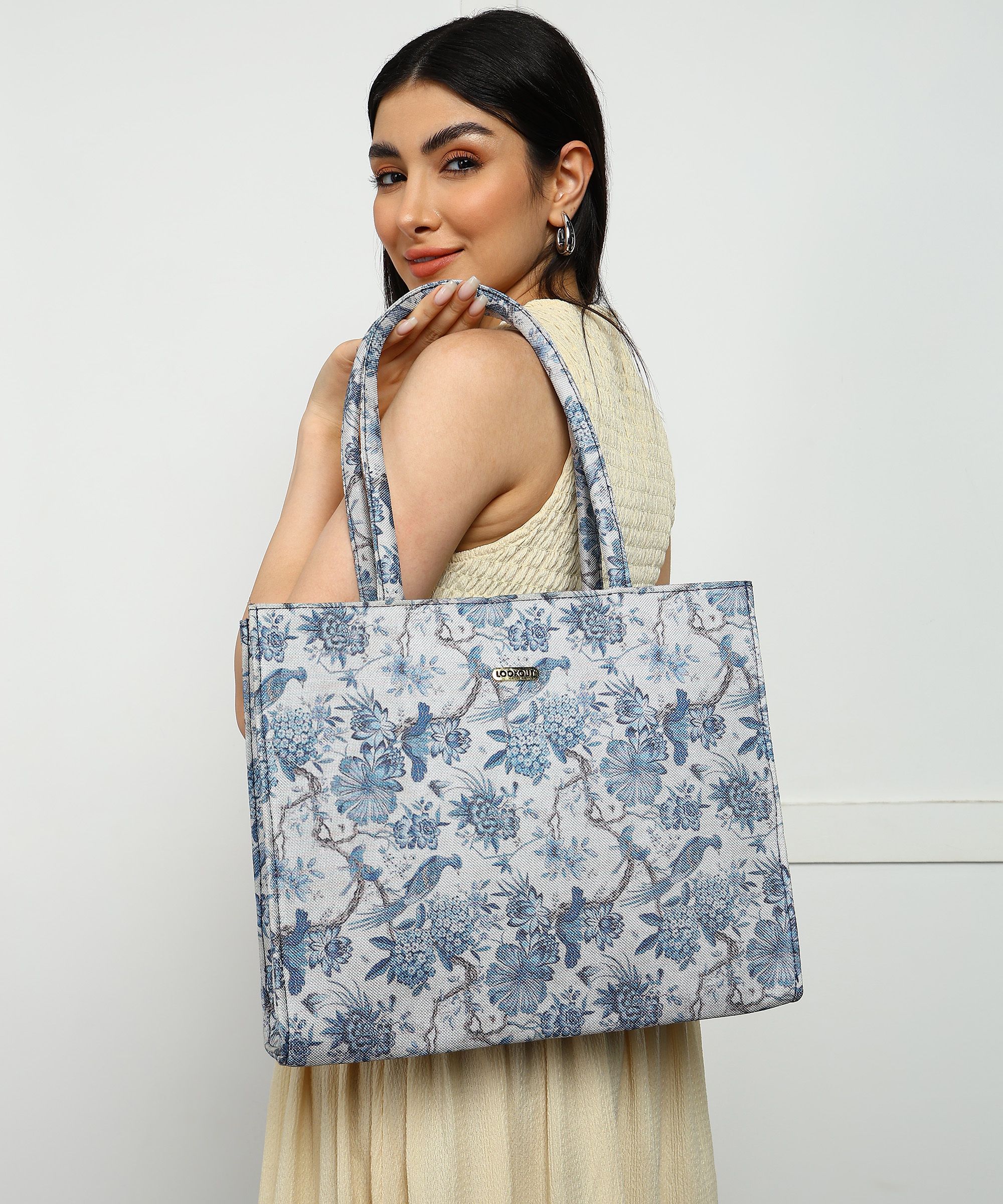 Women Blue Tote