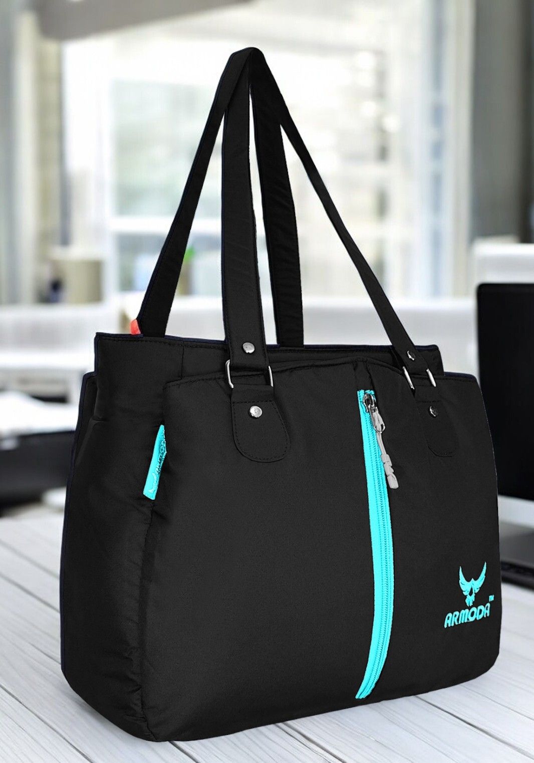 armoda Women Black, Blue Shoulder Bag-picture-9