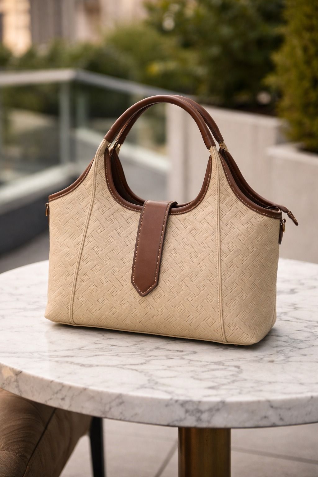 ensac Women Beige Hobo-picture-22