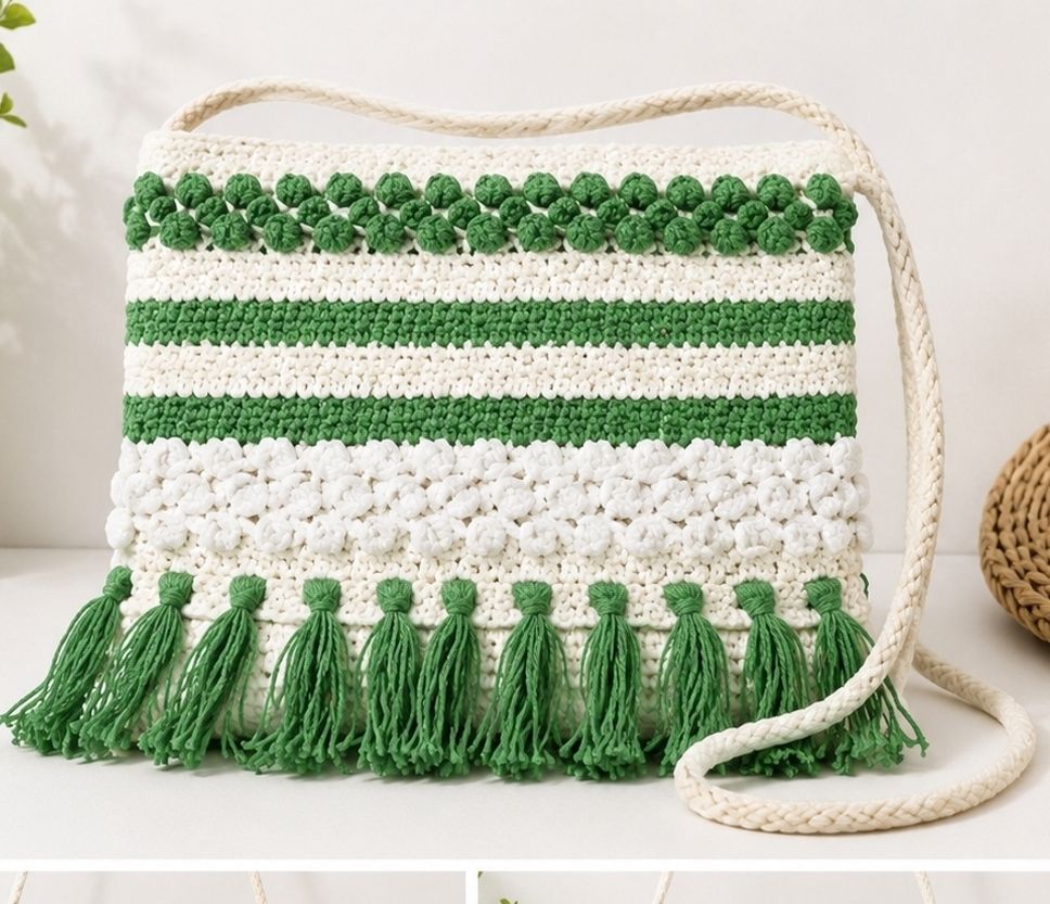 Women Green Shoulder Bag-image-0