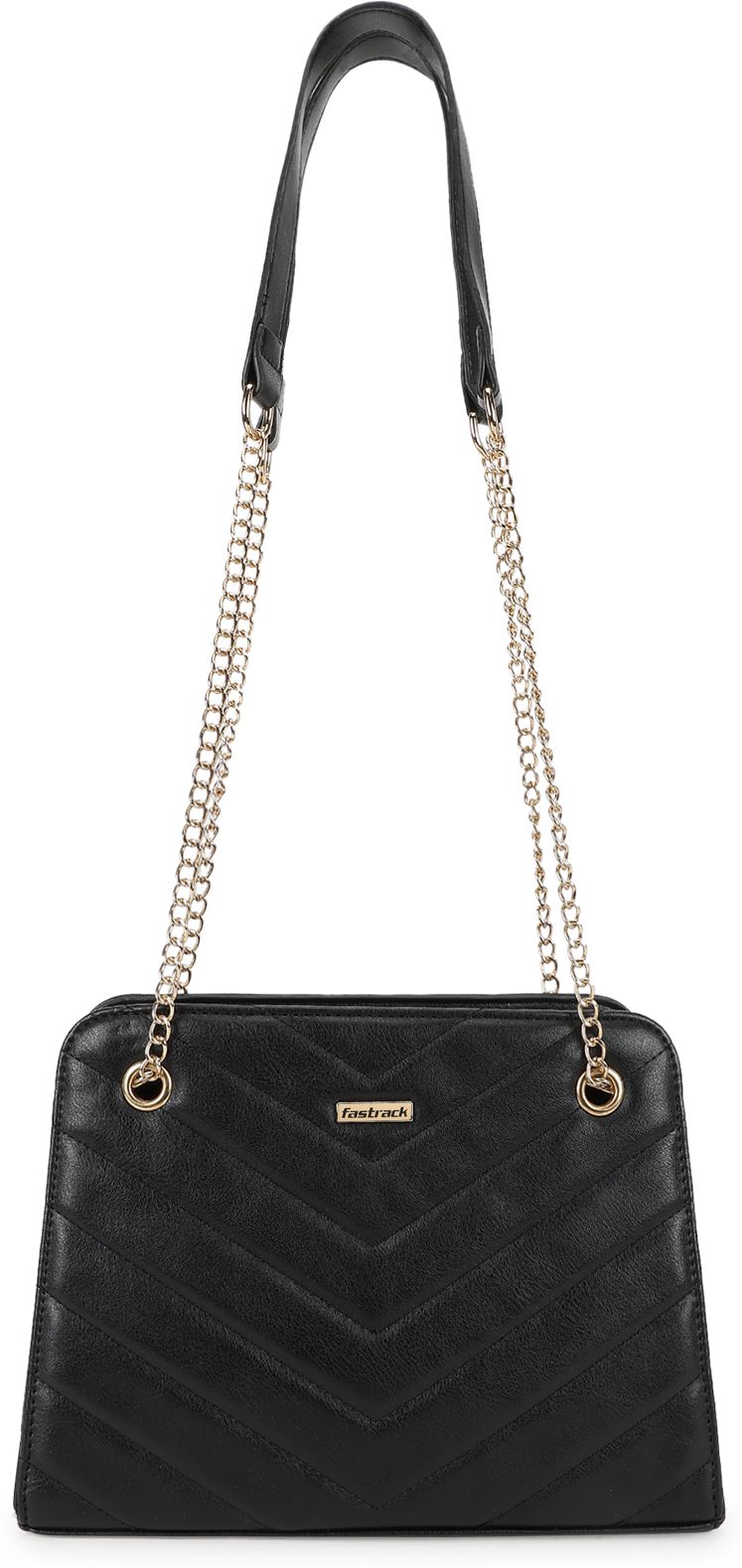 fastrack Women Black Shoulder Bag-picture-12