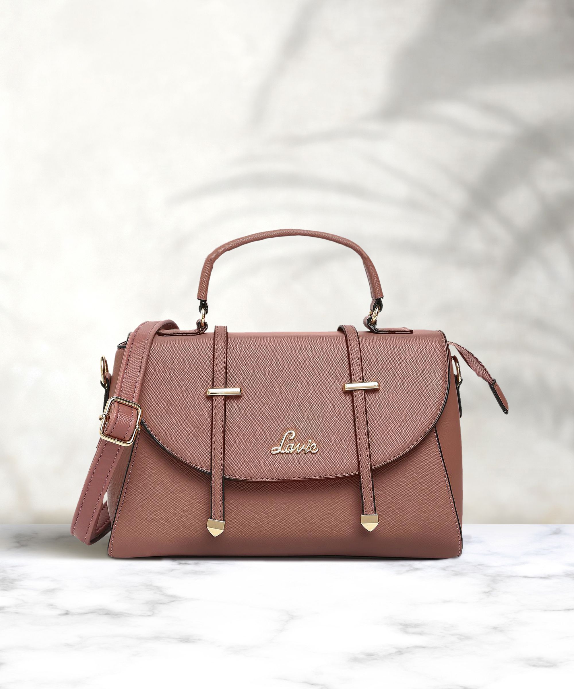 Women Pink Satchel - Regular Size-image-23