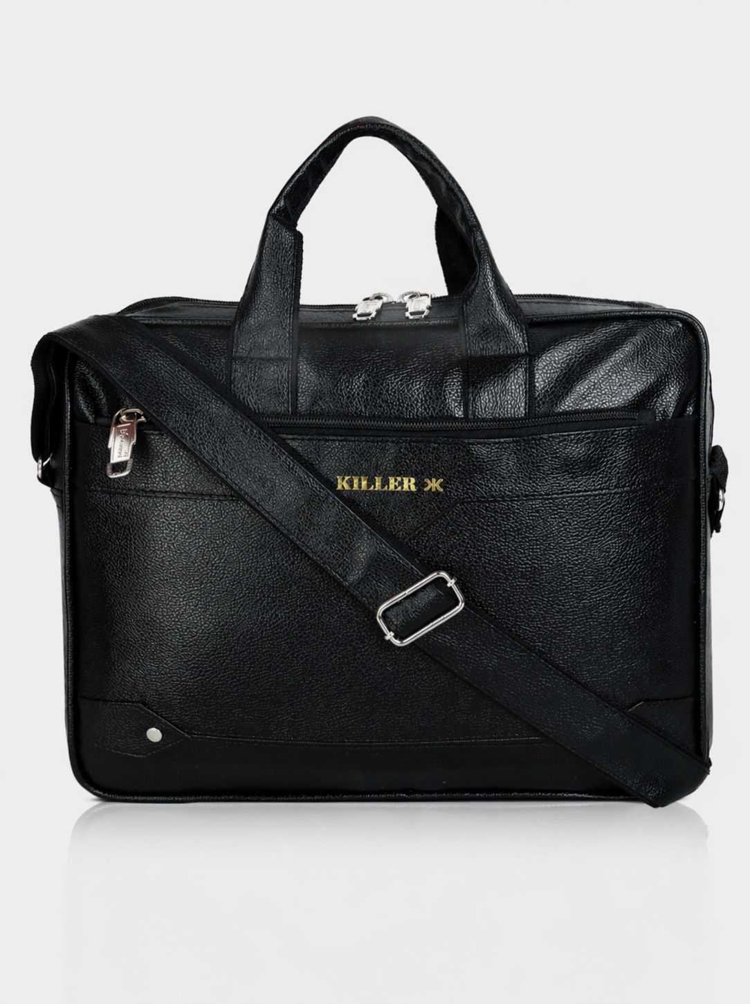 killer Men & Women Black Messenger Bag-picture-13