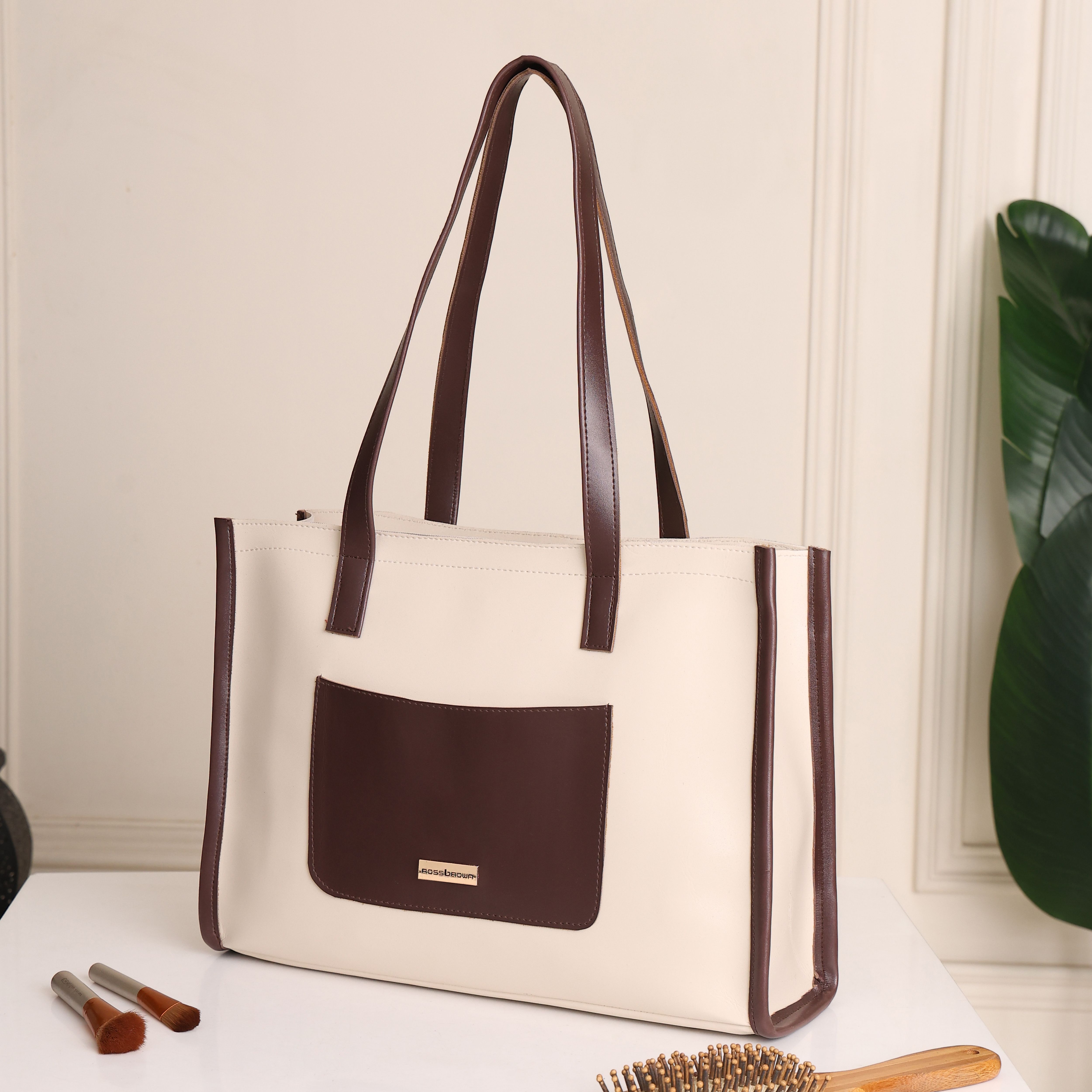 ross brown Women Beige Tote-picture-22