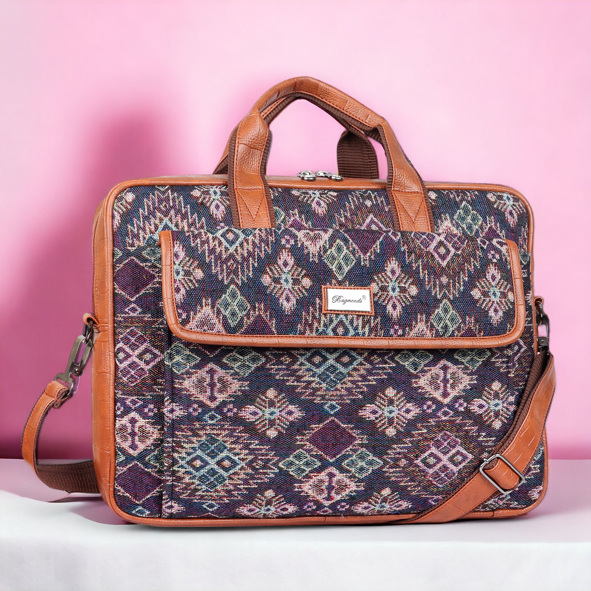 bagneeds Men & Women Tan Messenger Bag-picture-30