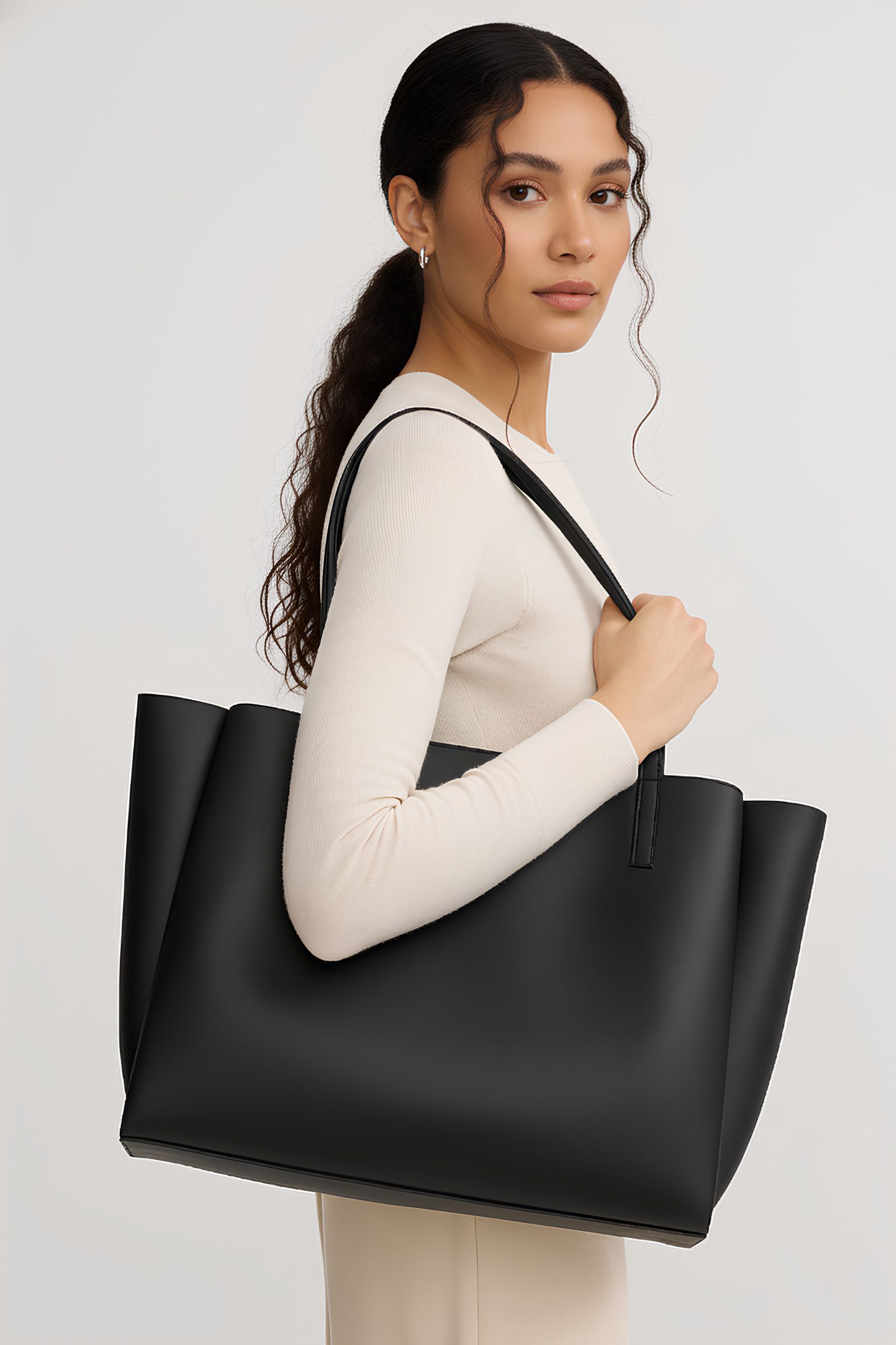 Women Black Tote