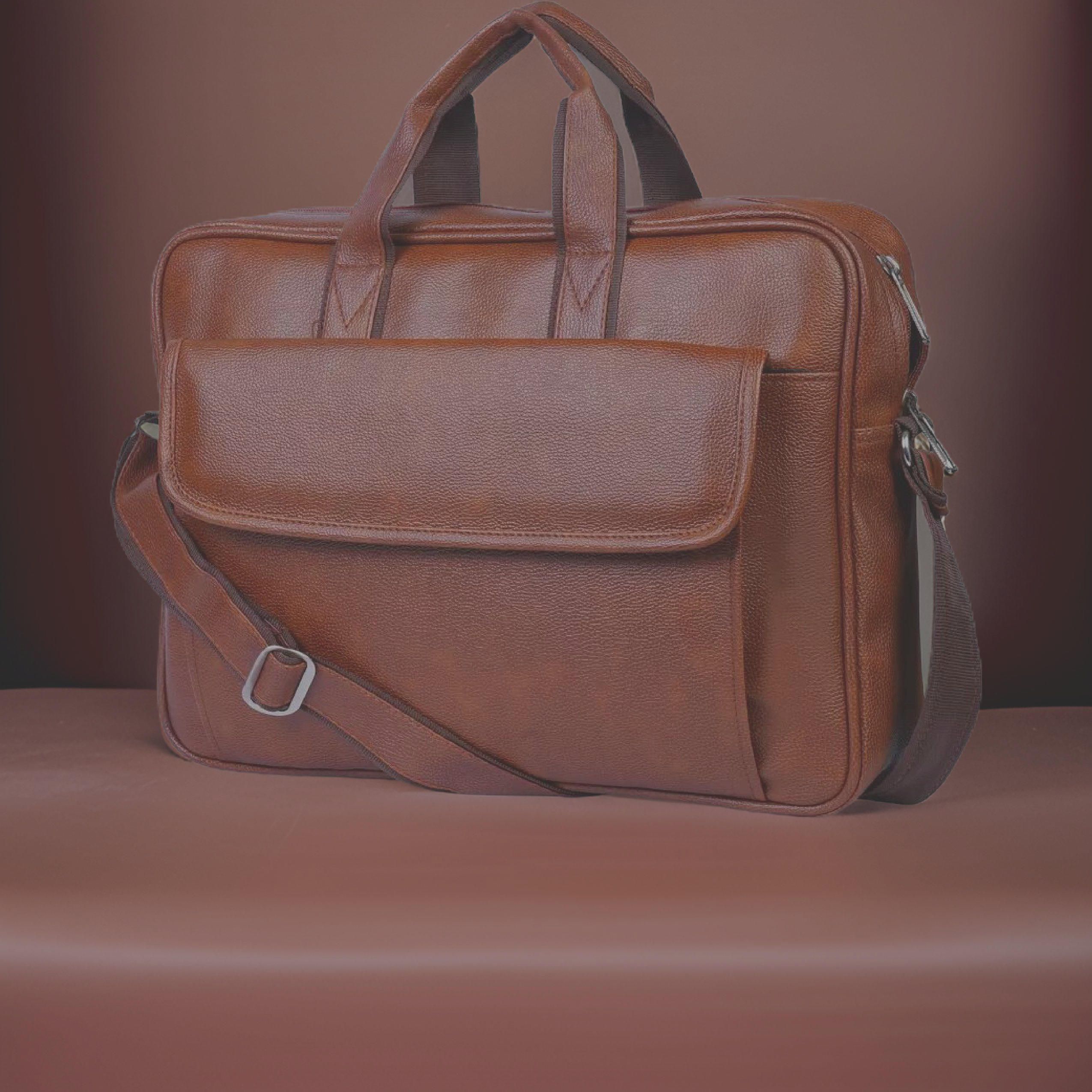 house of common Men & Women Tan Messenger Bag-picture-26