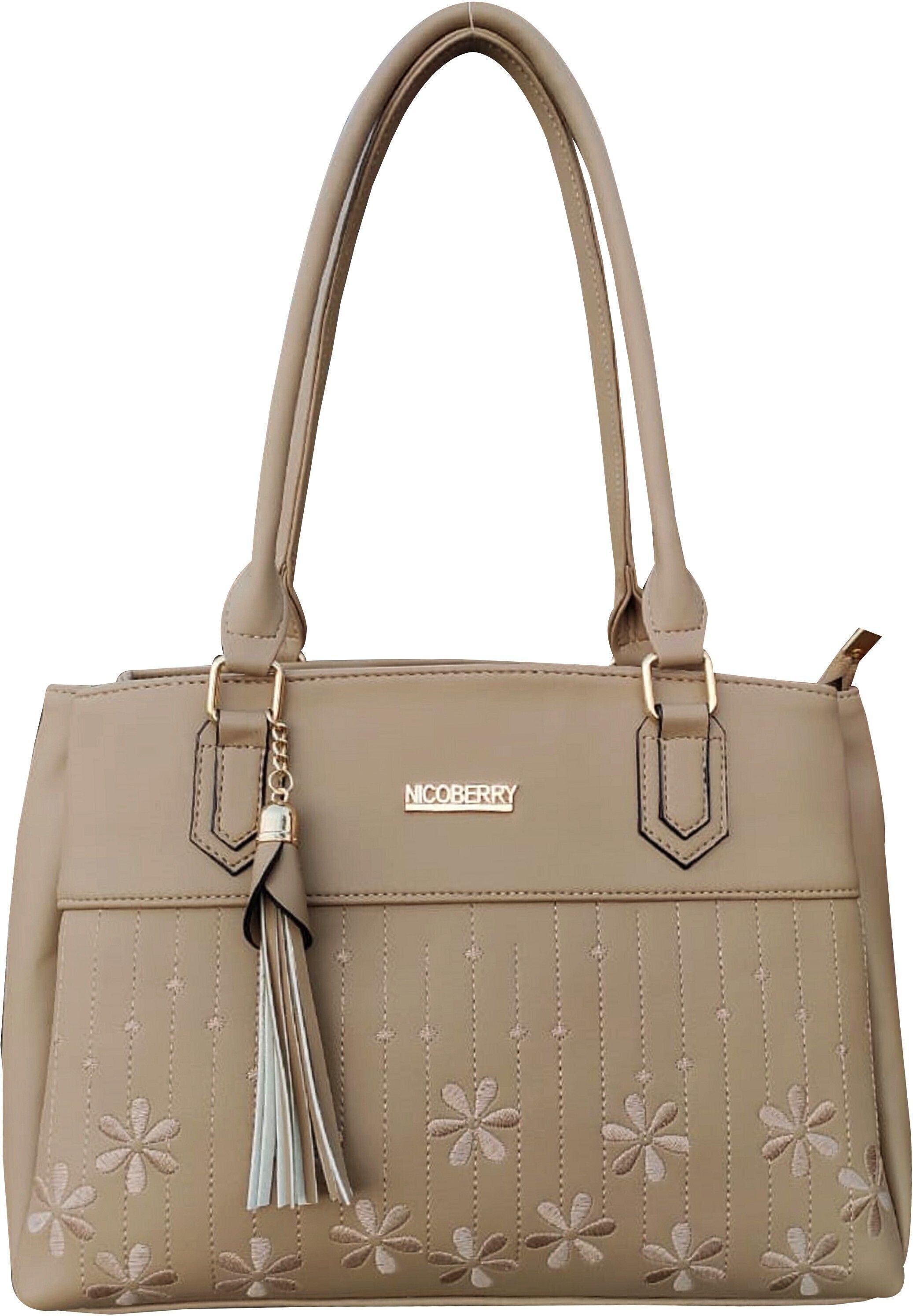 nicoberry Women Khaki Sling Bag - Extra Spacious-picture-7