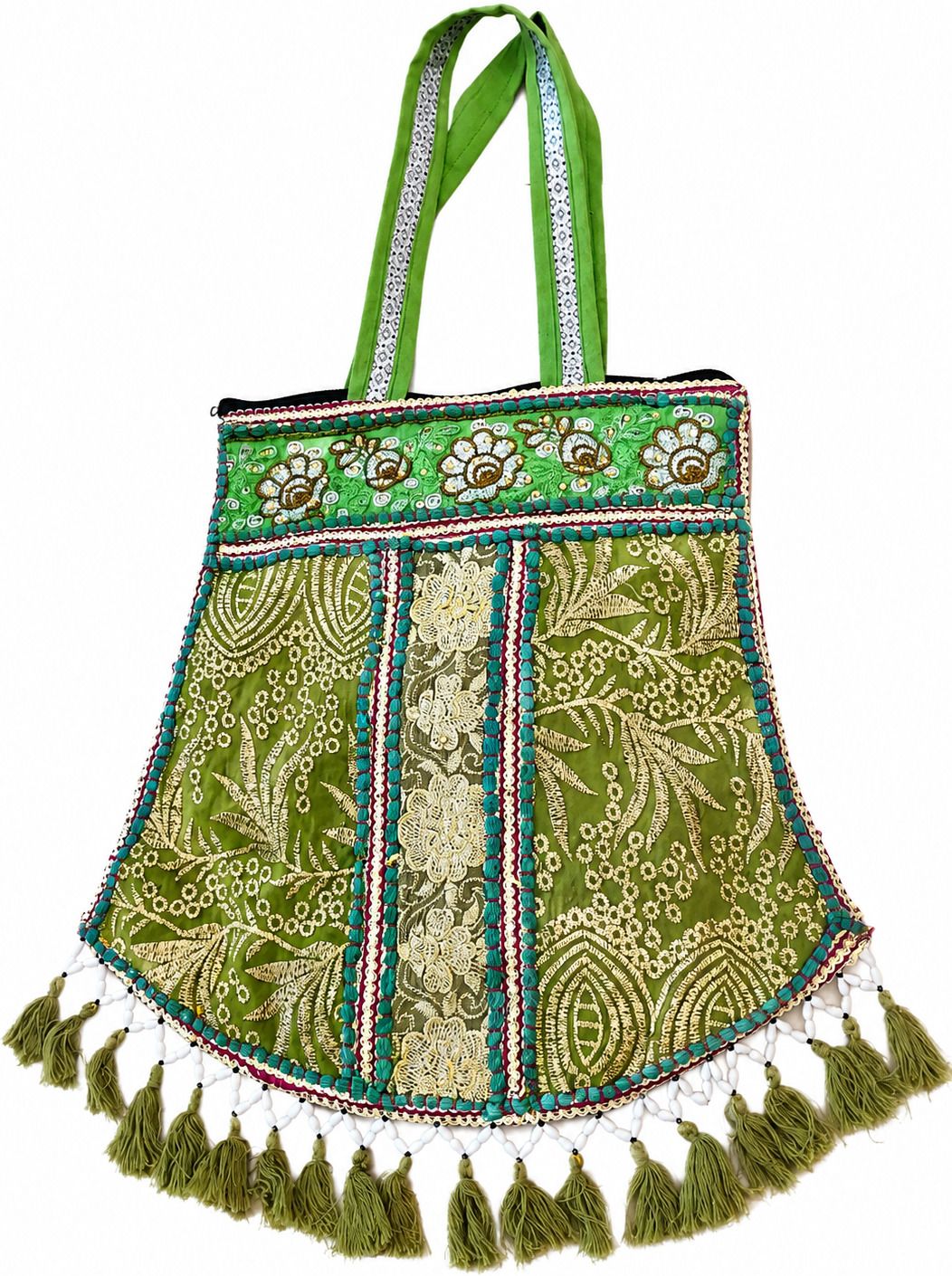 Women Green Shoulder Bag-image-21
