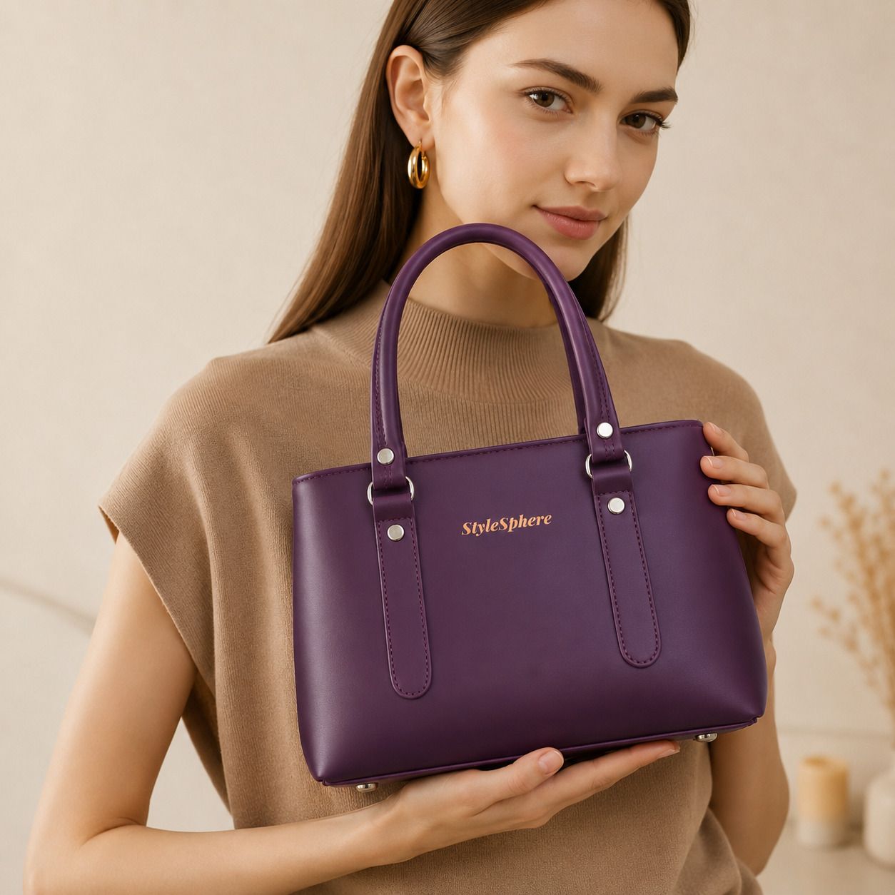 Women Black Hand-held Bag-image-33