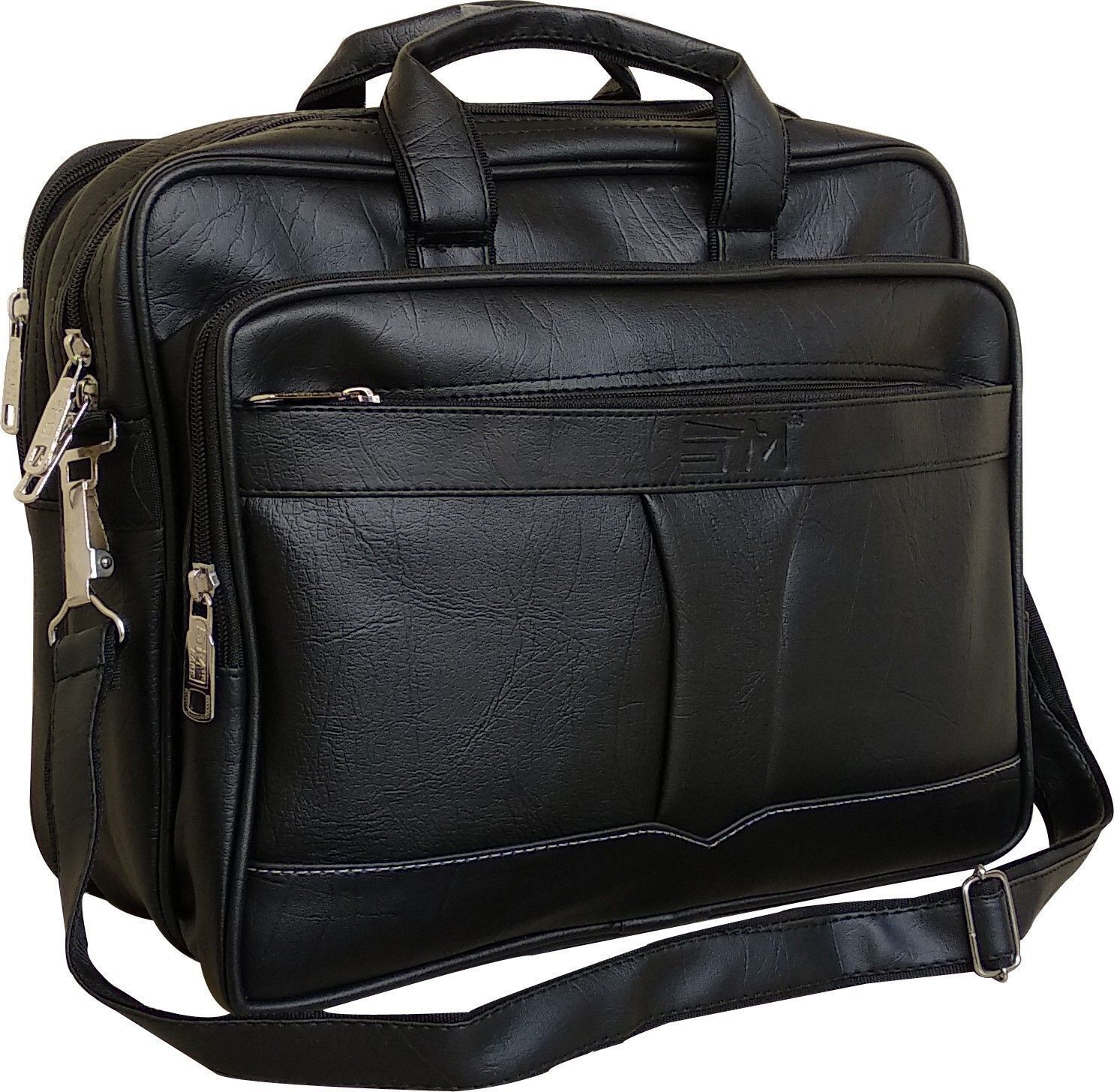 sm bags Men & Women Black Messenger Bag-picture-44