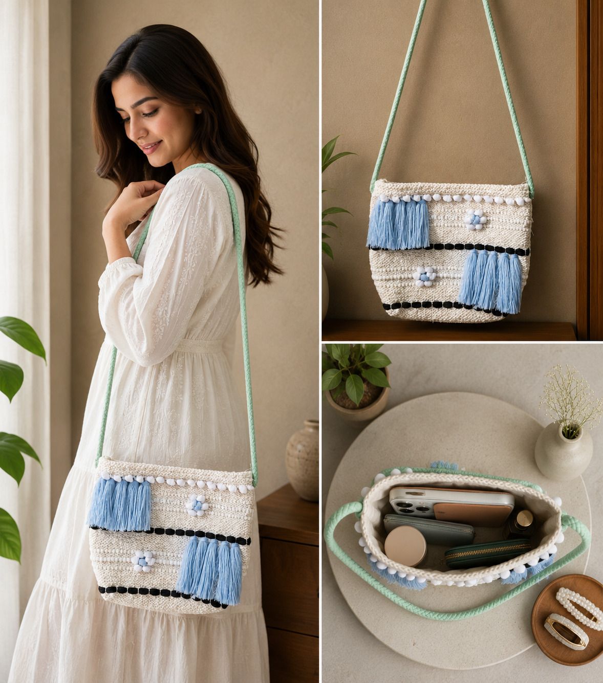Women Multicolor Tote-image-9