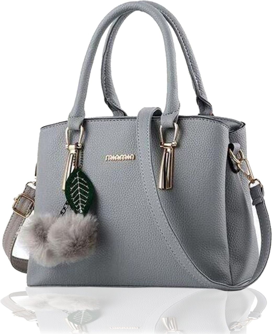Women Grey Messenger Bag-image-36
